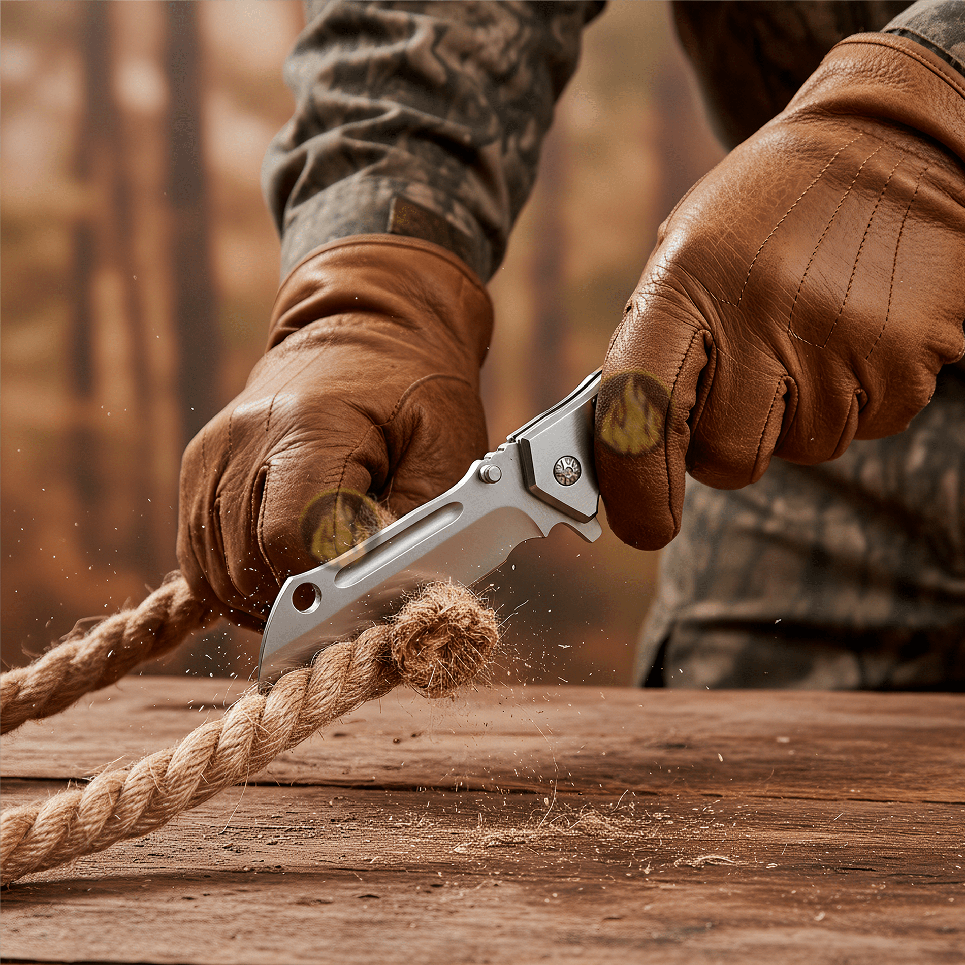 Navaja Automática Tactica Wild Turkey con hoja de acero inoxidable 420 y cachas de madera negra Navaja Automática Tactica marca Wild Turkey modelo WT-1096WD con apertura automática y clip