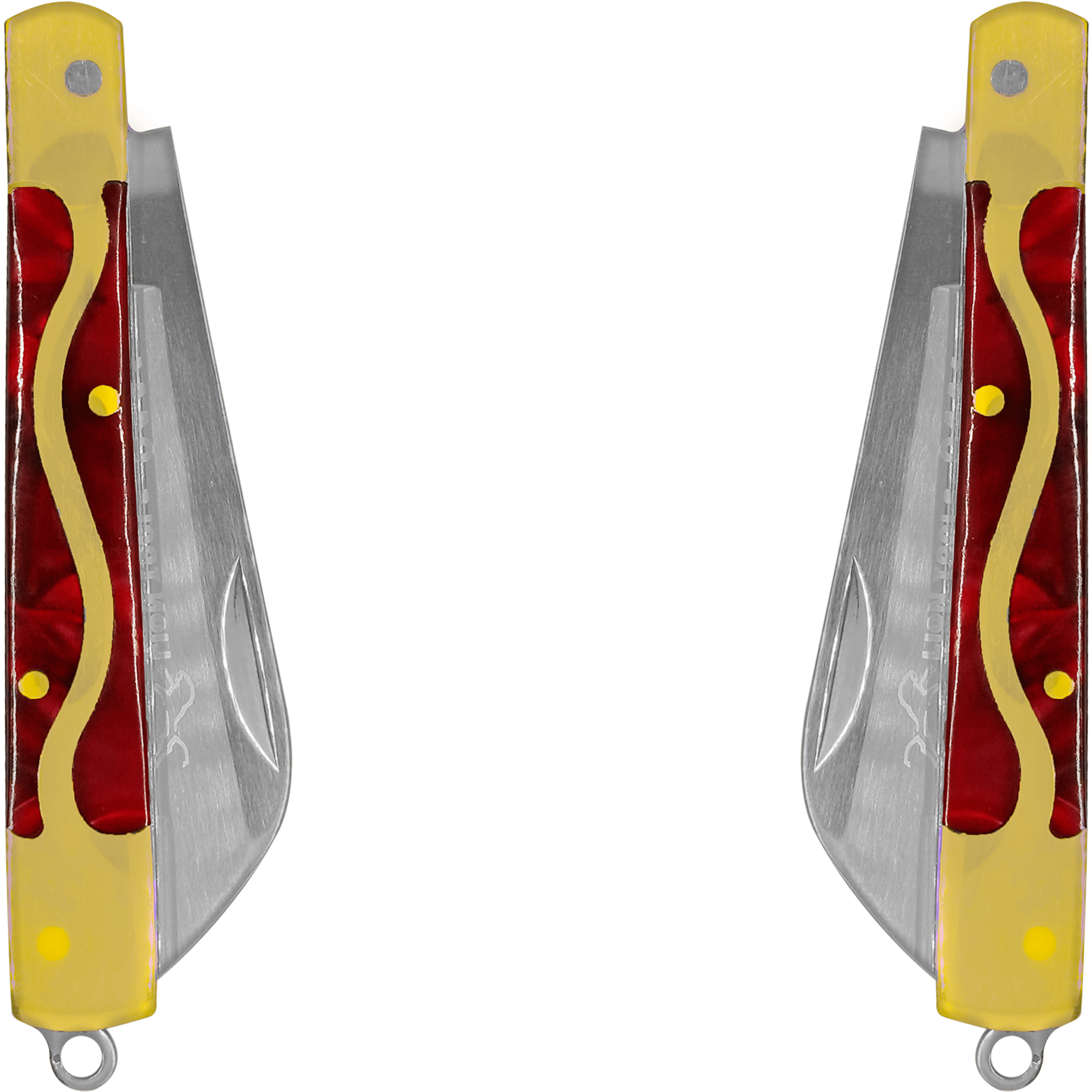 Navaja Cachas Concha Roja Lion Tools de bolsillo con hoja de acero inoxidable 420, mango tipo concha perla roja y apertura manual. Navaja Cachas Concha Roja marca Lion Tools modelo 9446 con hoja afilada de acero inoxidable 420 y mango decorativo tipo concha roja.