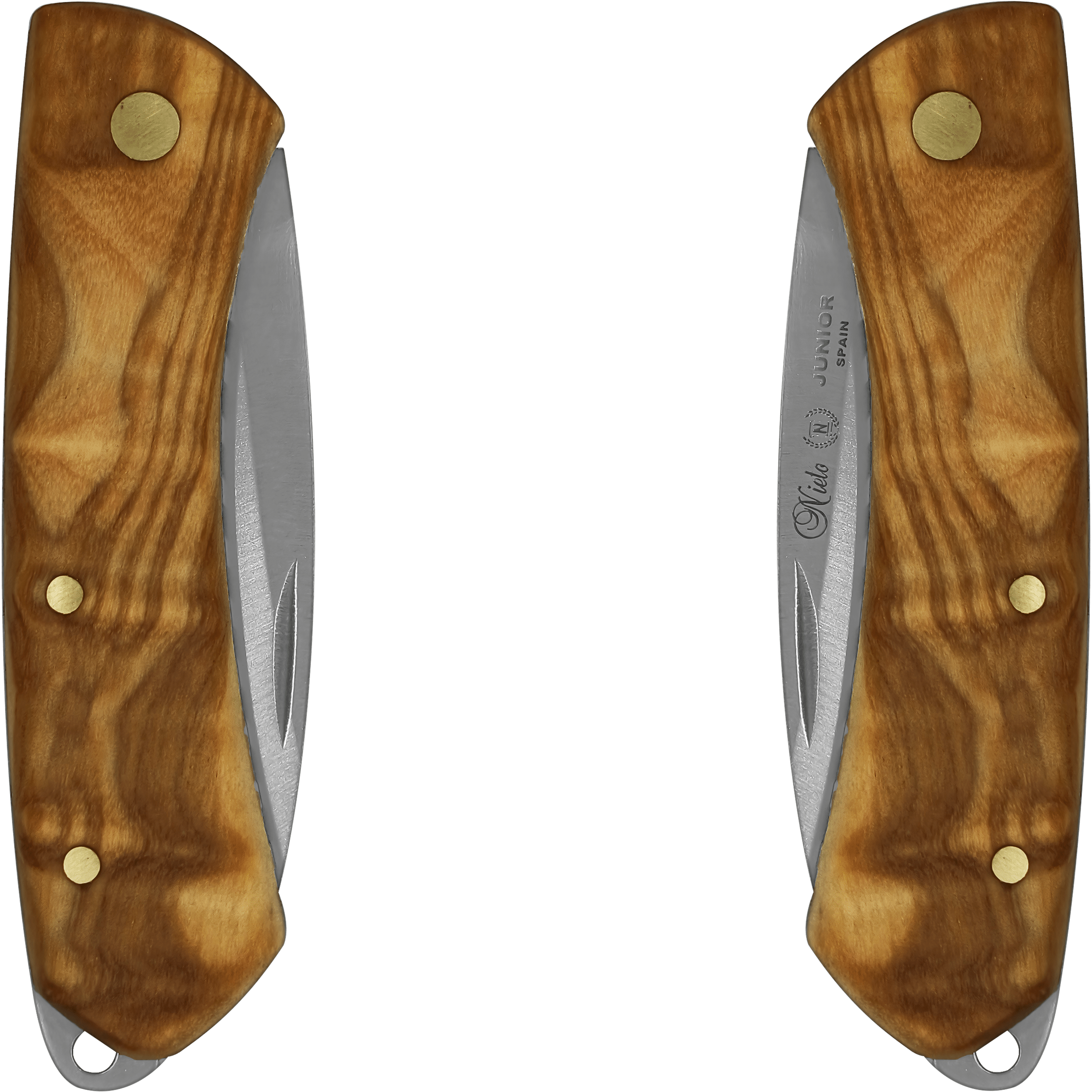 Navaja Campera Artesanal Miguel Nieto modelo 394 Junior con hoja de acero inoxidable AN58 y cachas de madera.