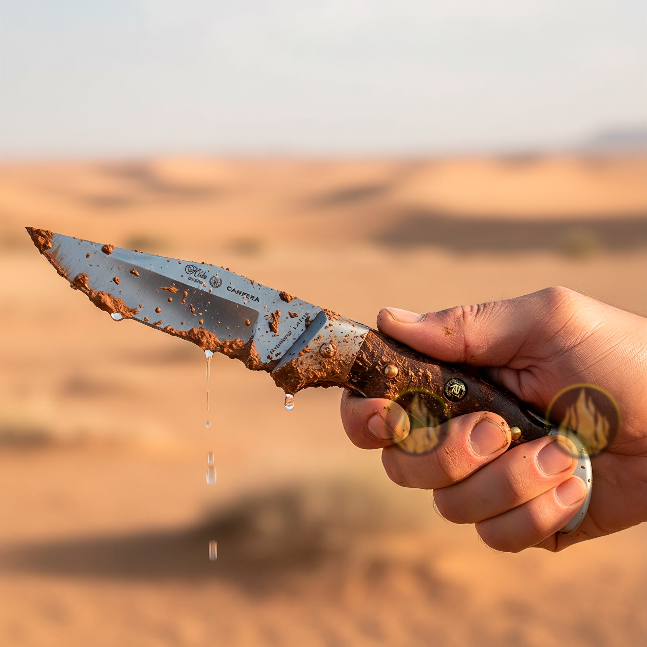 Navaja Campera Artesanal Miguel Nieto modelo 710 con hoja de acero inoxidable AN58 y seguro de muelle.