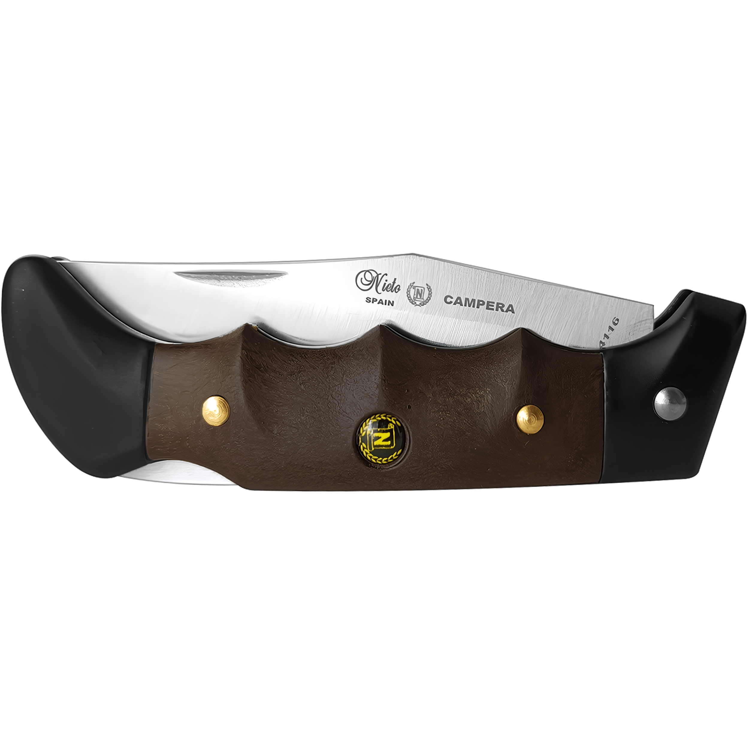 Navaja Campera Artesanal Miguel Nieto modelo 720 con hoja de acero inoxidable AN58 y seguro de muelle.