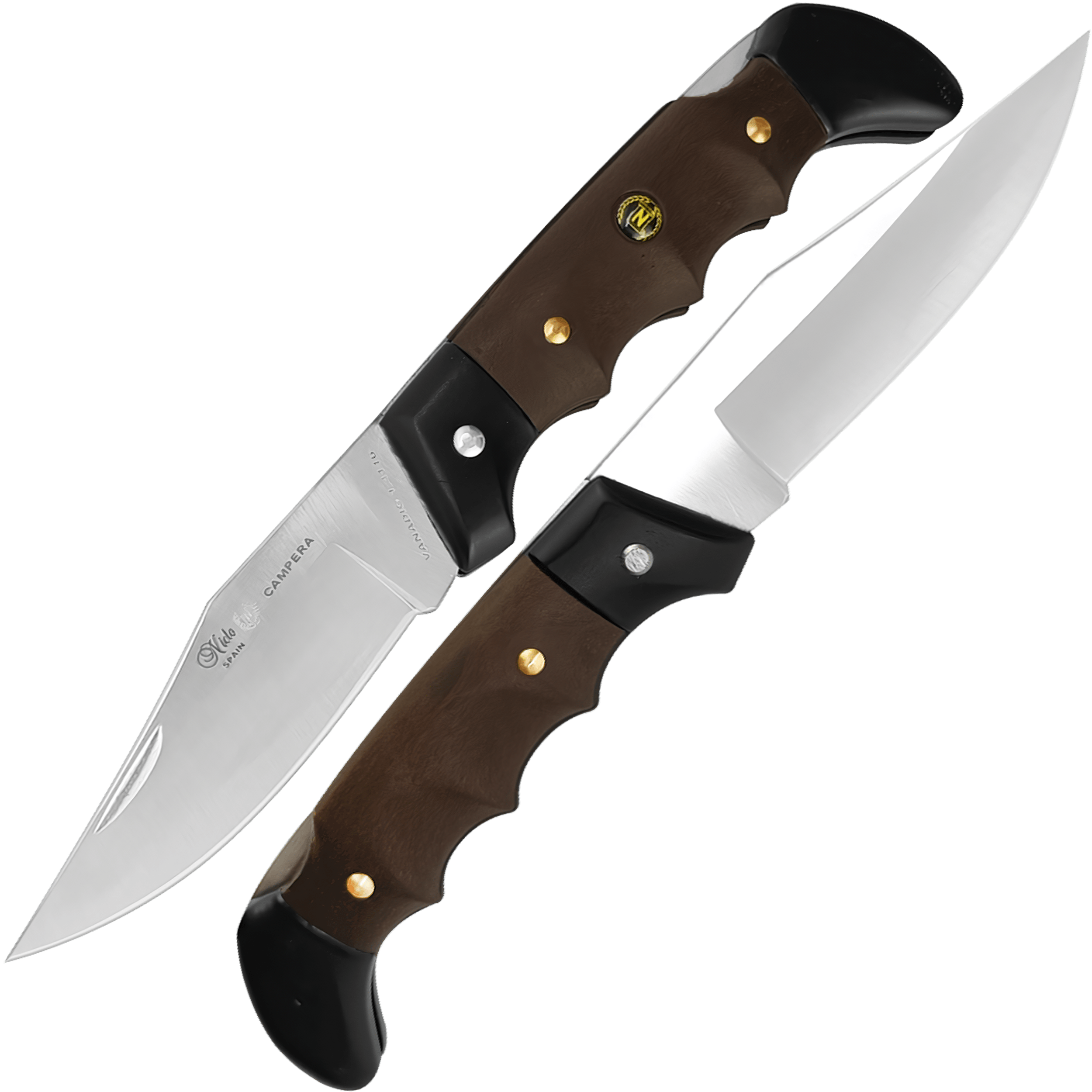 Navaja Campera Artesanal Miguel Nieto modelo 720 con hoja de acero inoxidable AN58 y seguro de muelle.