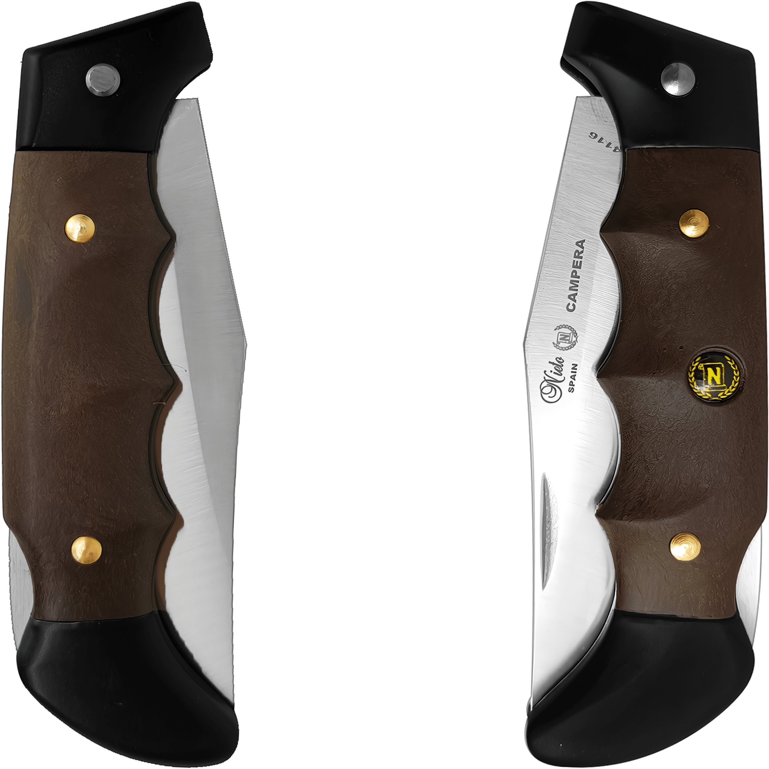 Navaja Campera Artesanal Miguel Nieto modelo 720 con hoja de acero inoxidable AN58 y seguro de muelle.