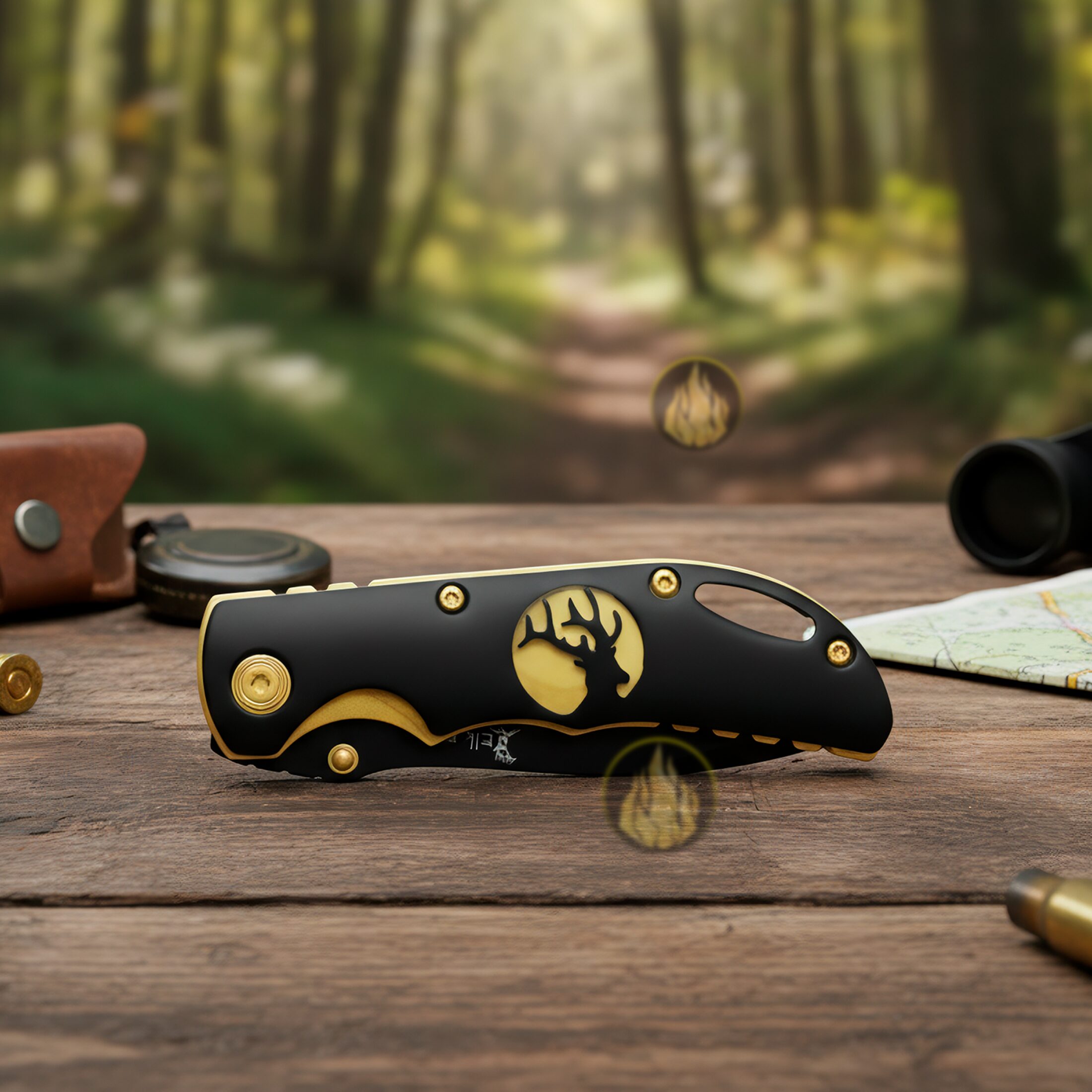 Navaja Clásica Premium Uso Rudo Elk Ridge con hoja de acero inoxidable y clip táctico para cinturón Navaja Clásica Premium Uso Rudo marca Elk Ridge modelo ER-134 con apertura manual y seguro anti cierre