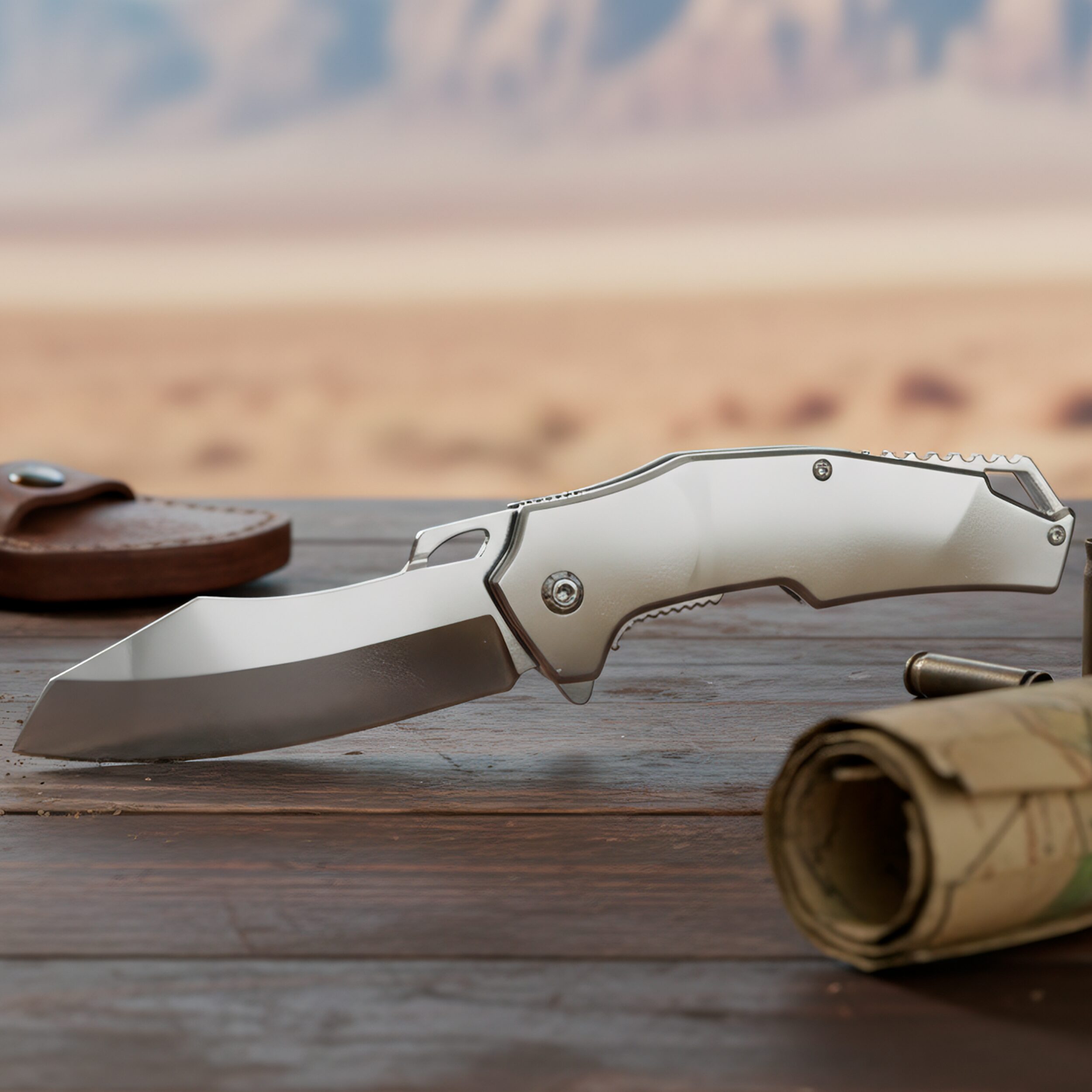 Navaja De Titanio Automatica Razor Tactical con clip para cinturón y hoja afilada modelo RT-7112SL Navaja De Titanio Automatica Razor Tactical táctica militar con apertura automática y seguro