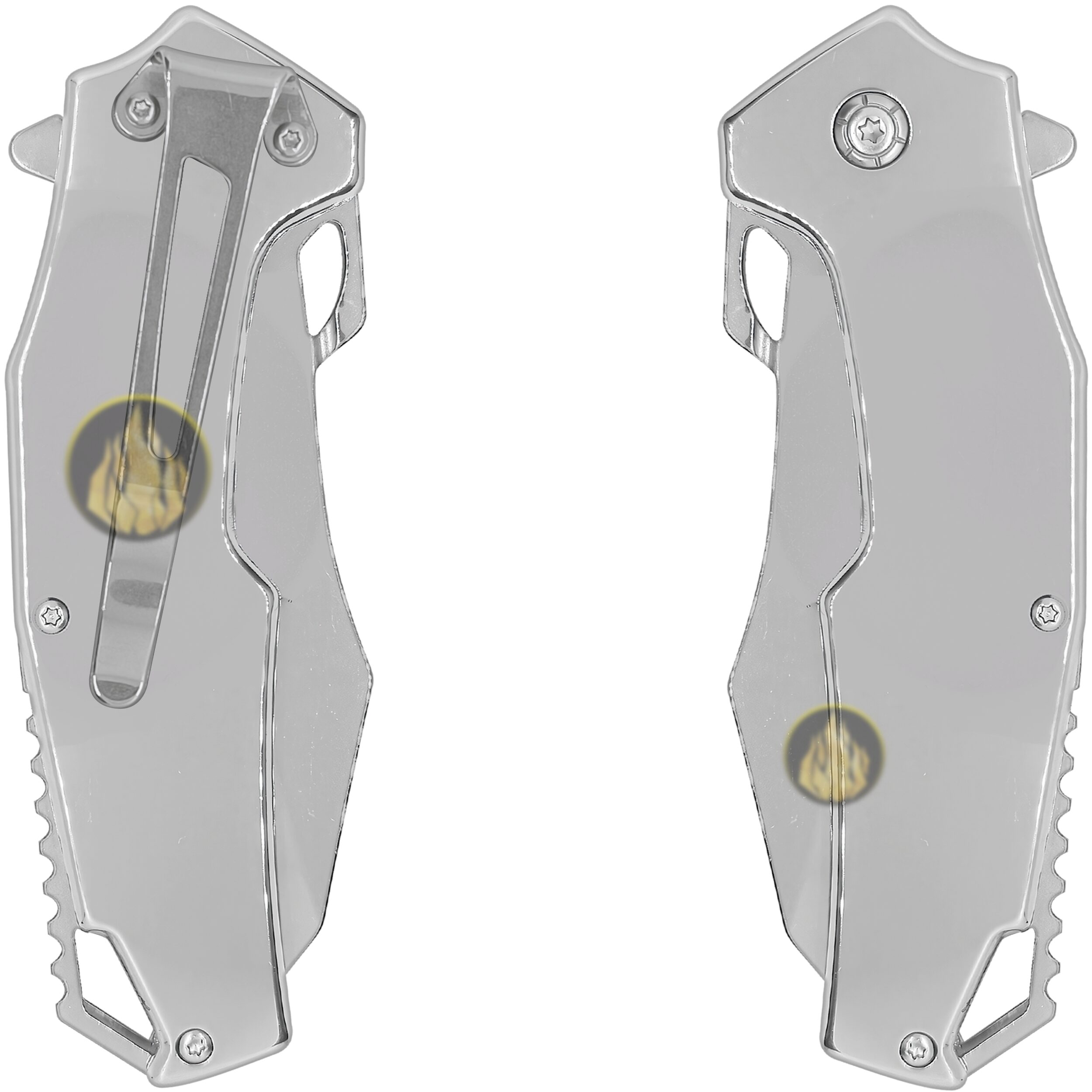 Navaja De Titanio Automatica Razor Tactical con clip para cinturón y hoja afilada modelo RT-7112SL Navaja De Titanio Automatica Razor Tactical táctica militar con apertura automática y seguro