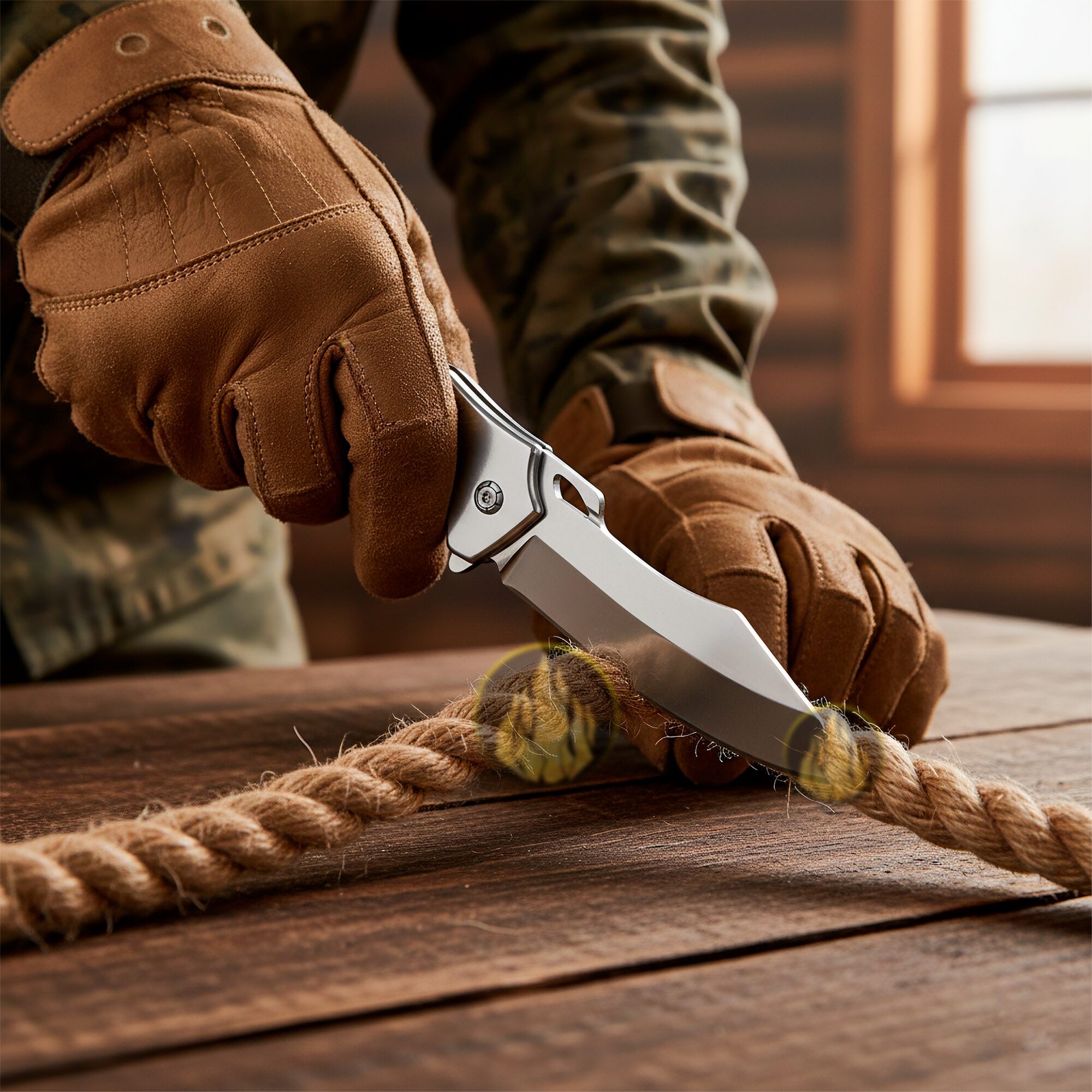 Navaja De Titanio Automatica Razor Tactical con clip para cinturón y hoja afilada modelo RT-7112SL Navaja De Titanio Automatica Razor Tactical táctica militar con apertura automática y seguro