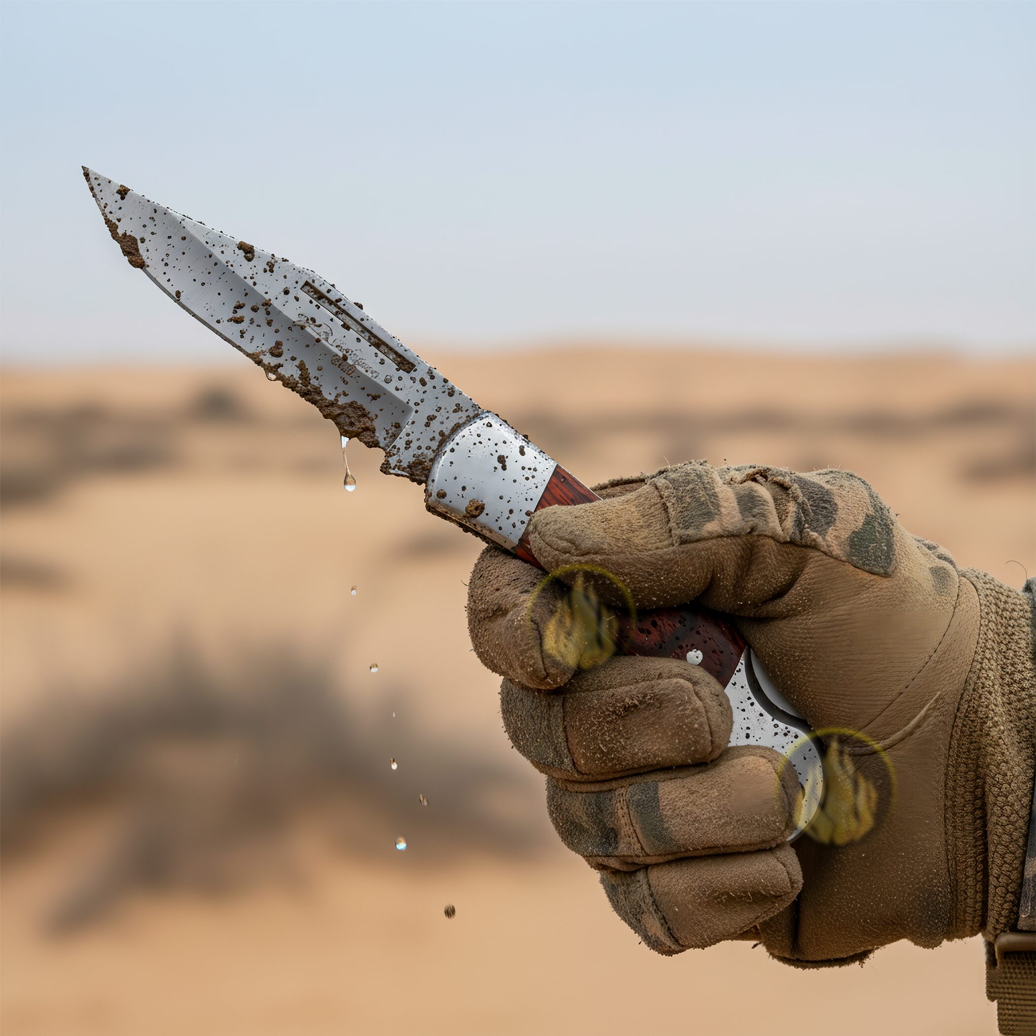 Navaja Mango De Madera Lion Tools modelo 6602 con hoja de acero inoxidable 420 y sistema de muelle para uso rudo y caza.