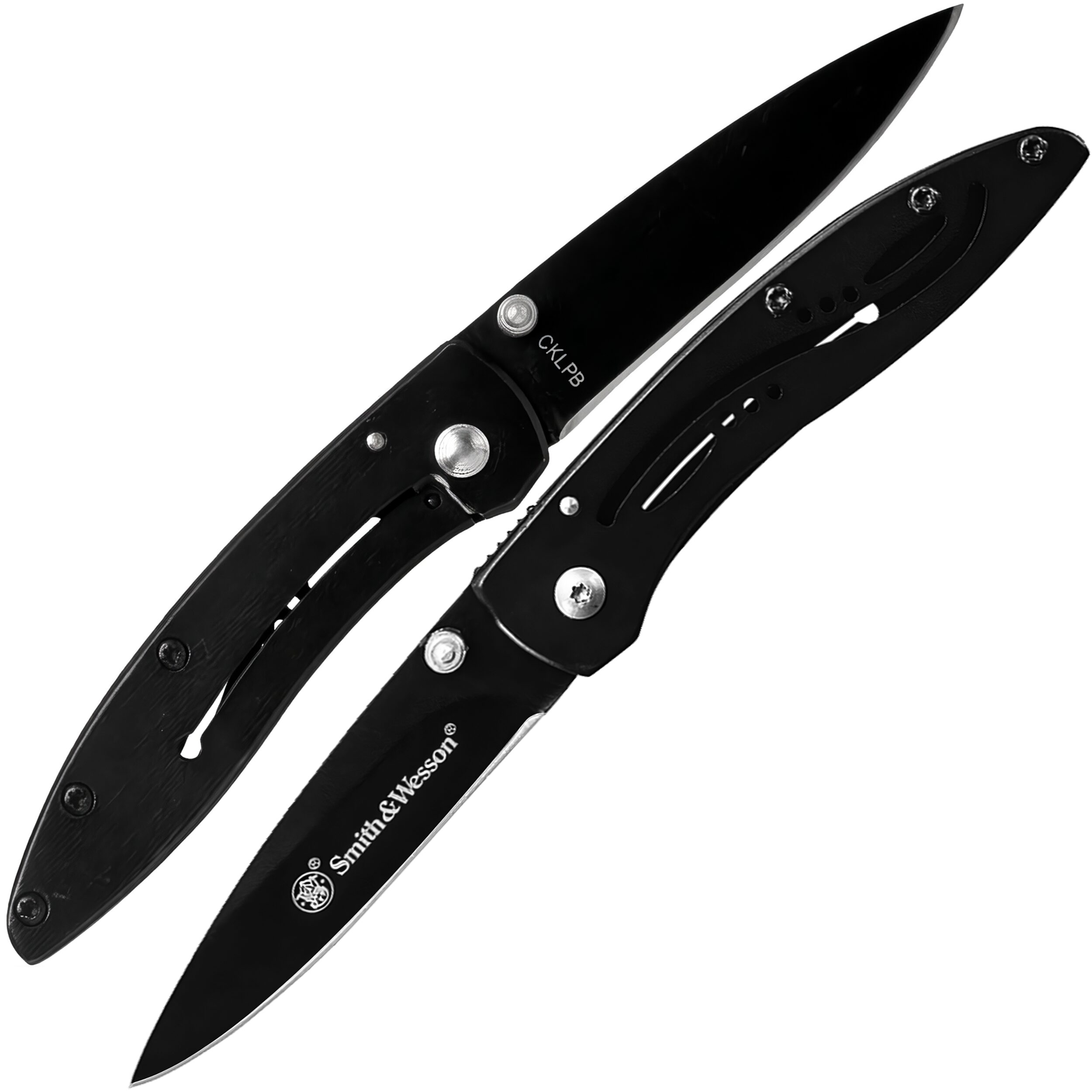 Navaja Smith & Wesson Framelock Folding modelo Little Pal CKLPB con hoja de 5.2 cm y mango ergonómico.