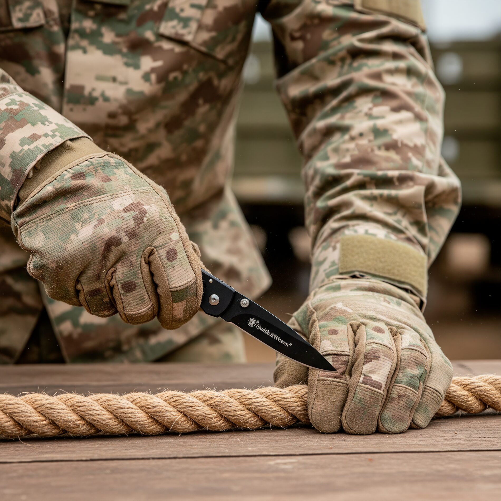 Navaja Smith & Wesson Framelock Folding modelo Little Pal CKLPB con hoja de 5.2 cm y mango ergonómico.