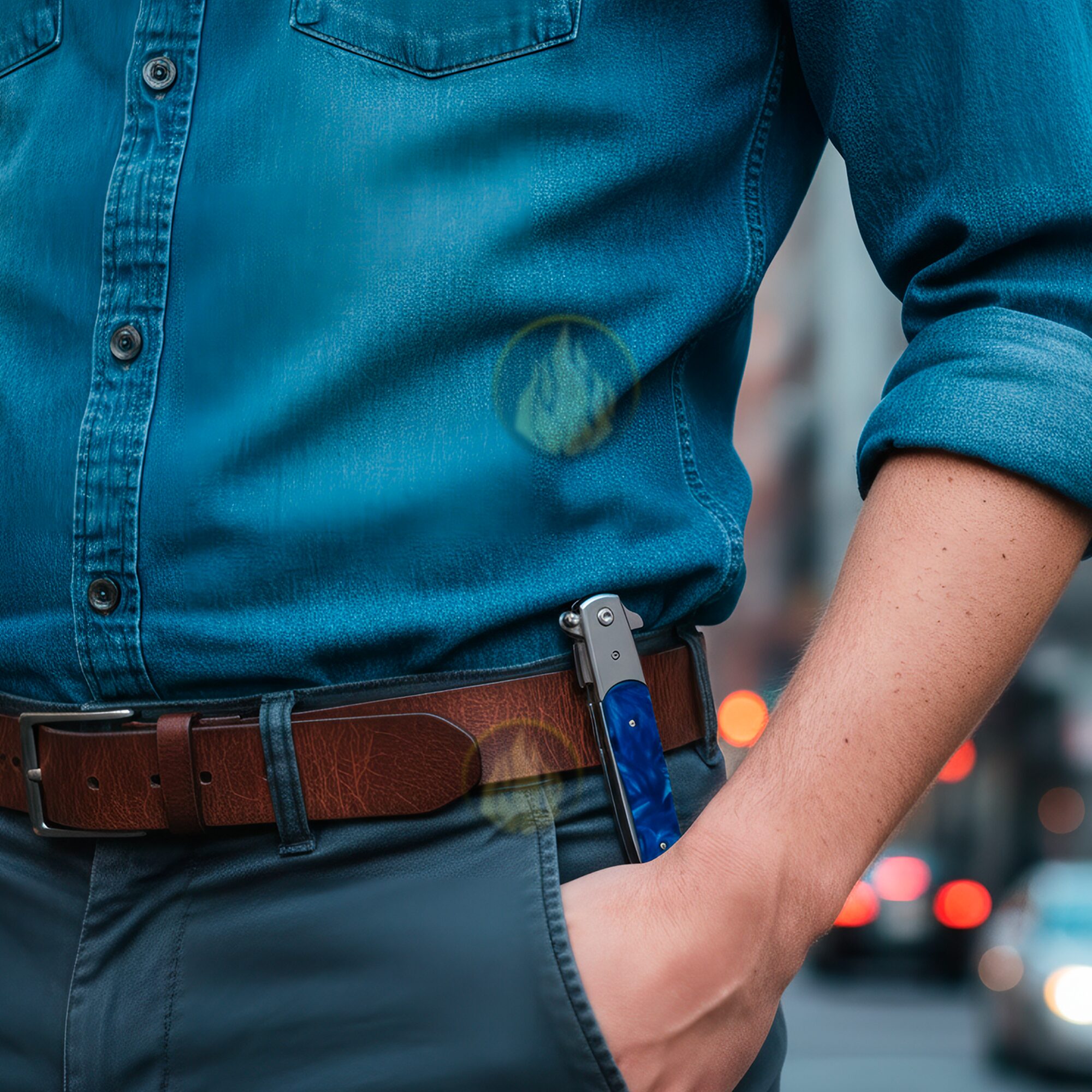 Navaja Stiletto Automática Clásica Razor Tactical con hoja de acero inoxidable 440 y diseño italiano RT 7033BL