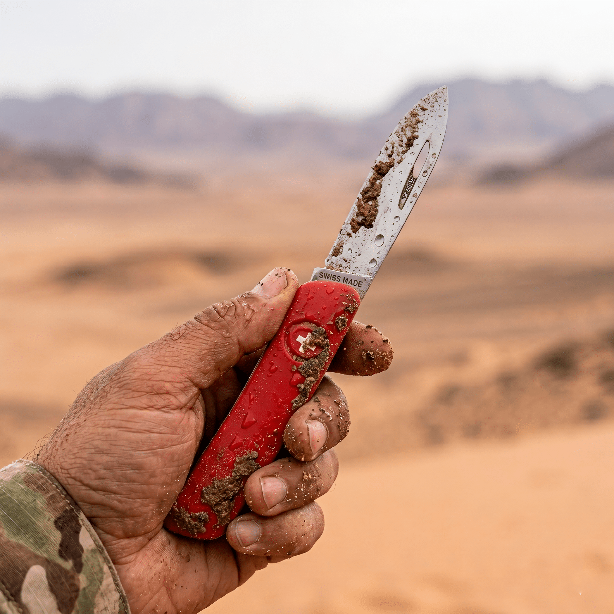 Navaja Suiza Multiherramienta con desarmador Phillips y hoja de acero inoxidable 440 modelo Standard D02 Navaja Suiza Multiherramienta con 6 funciones incluyendo pinza, punzón y escariador resistente