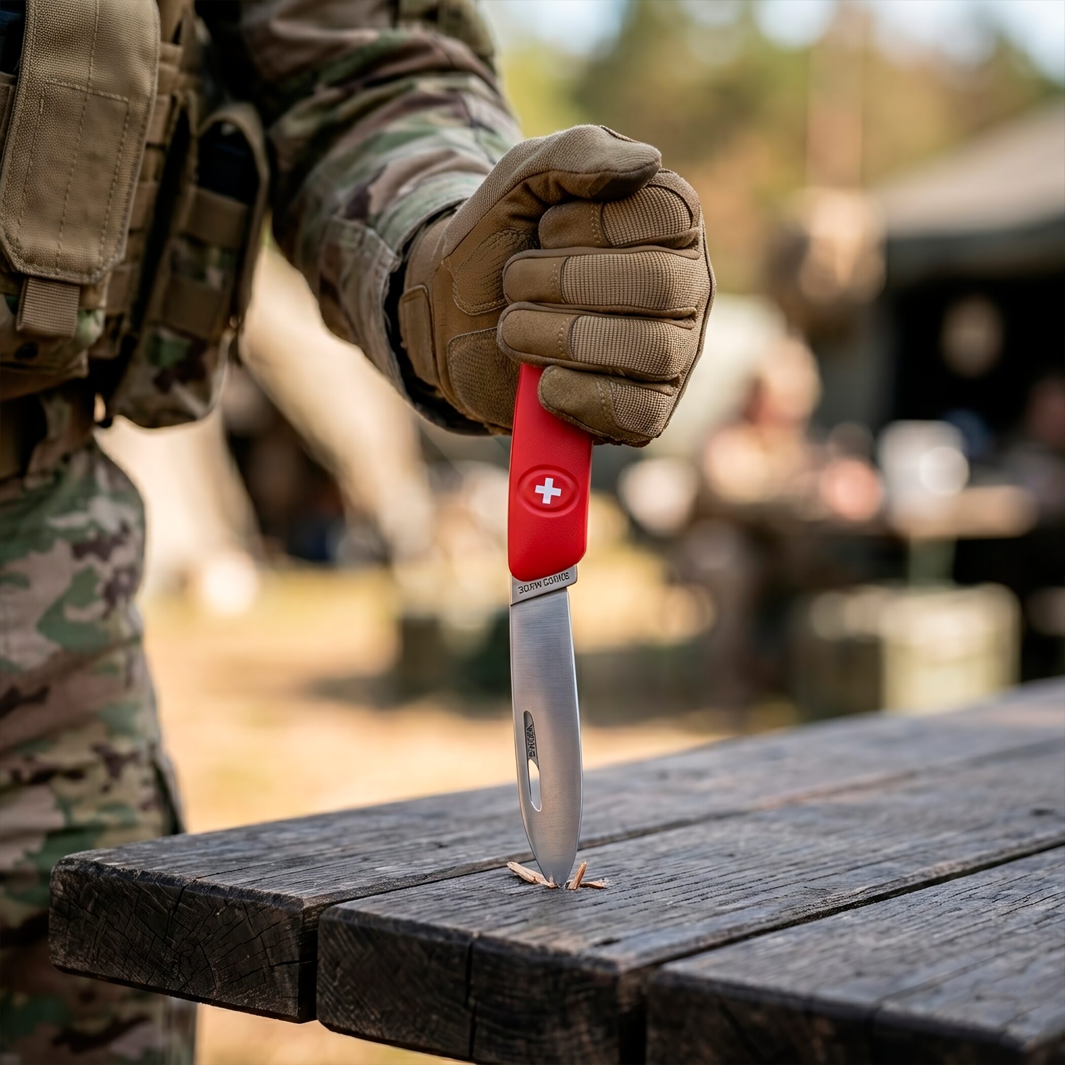 Navaja Suiza Multiherramienta con desarmador Phillips y hoja de acero inoxidable 440 modelo Standard D02 Navaja Suiza Multiherramienta con 6 funciones incluyendo pinza, punzón y escariador resistente