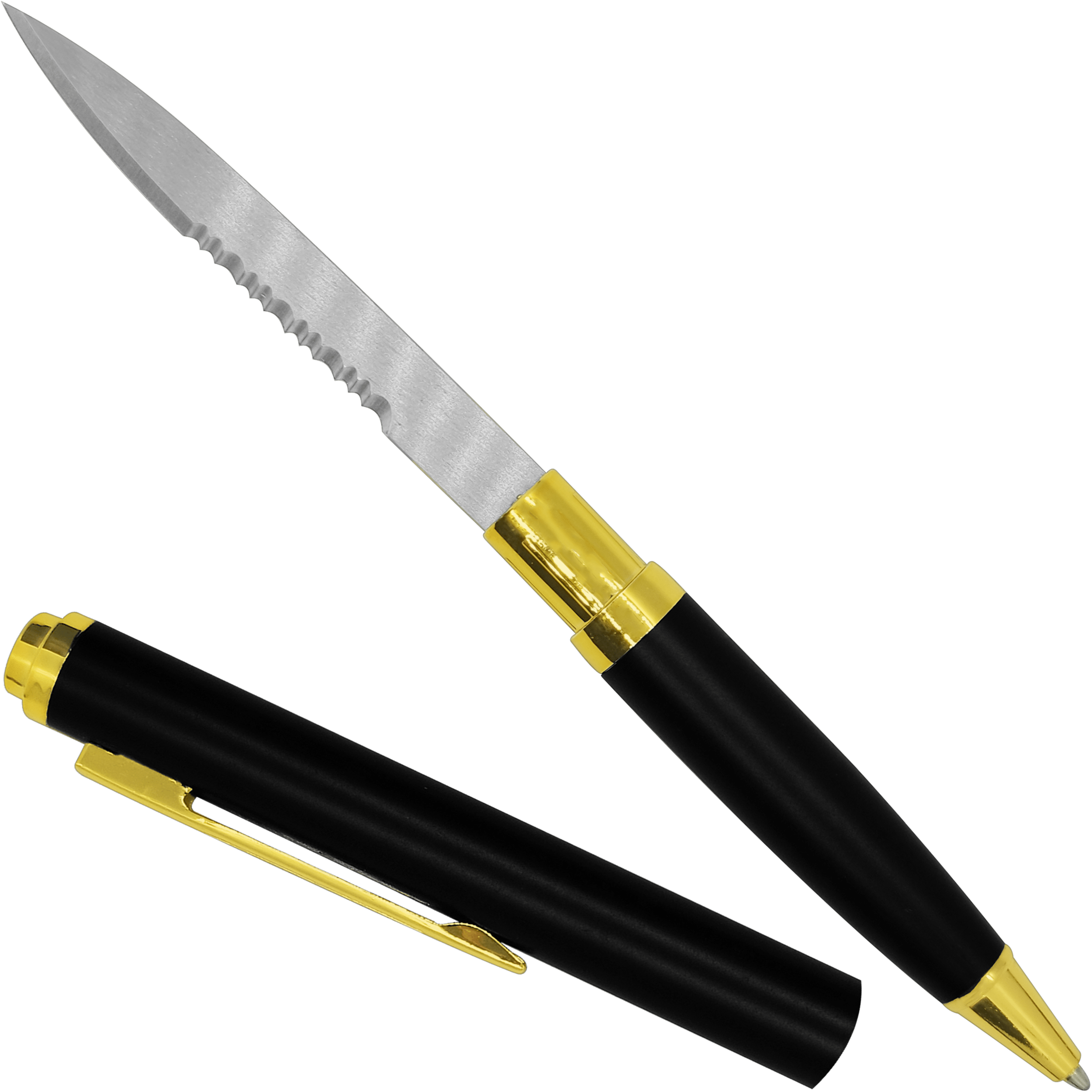 Pluma Boligrafo Defensa Personal Blades USA con daga oculta y hoja de acero inoxidable modelo 5002BA