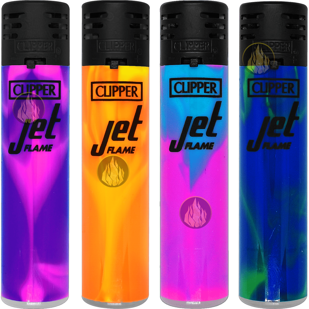 Encendedor Soplete Clipper Jet Flame recargable marca Clipper color variado con llama regulable