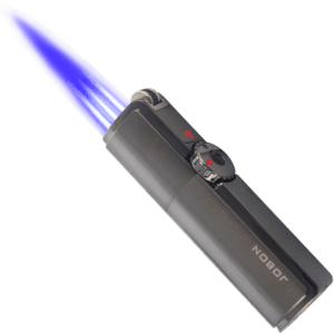 Encendedor De Soplete 3 Flamas acero inoxidable recargable butano de lujo