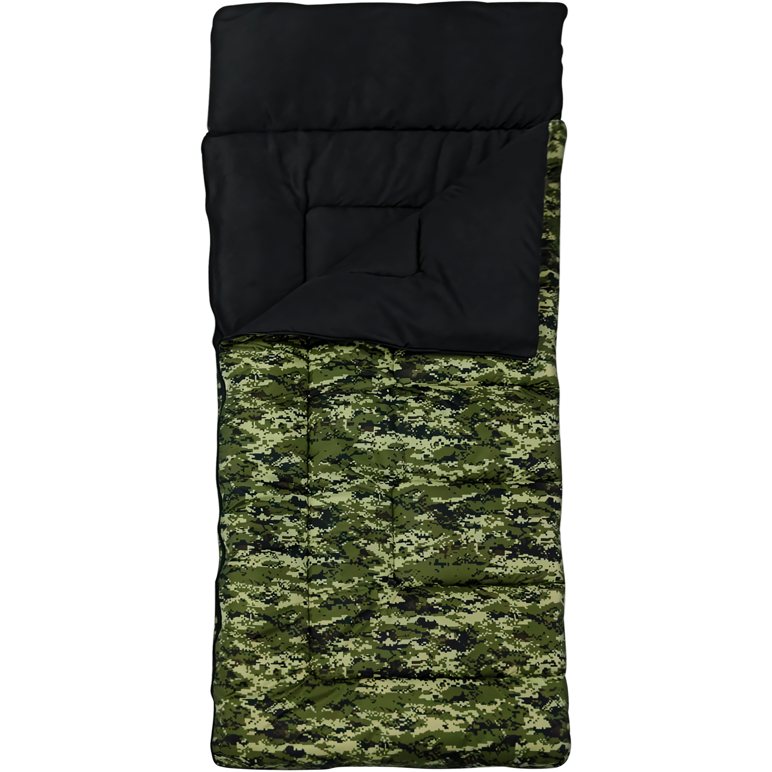 Bolsa De Dormir Pilot 350 marca Wallis color camuflaje para camping con temperatura de hasta -5°C