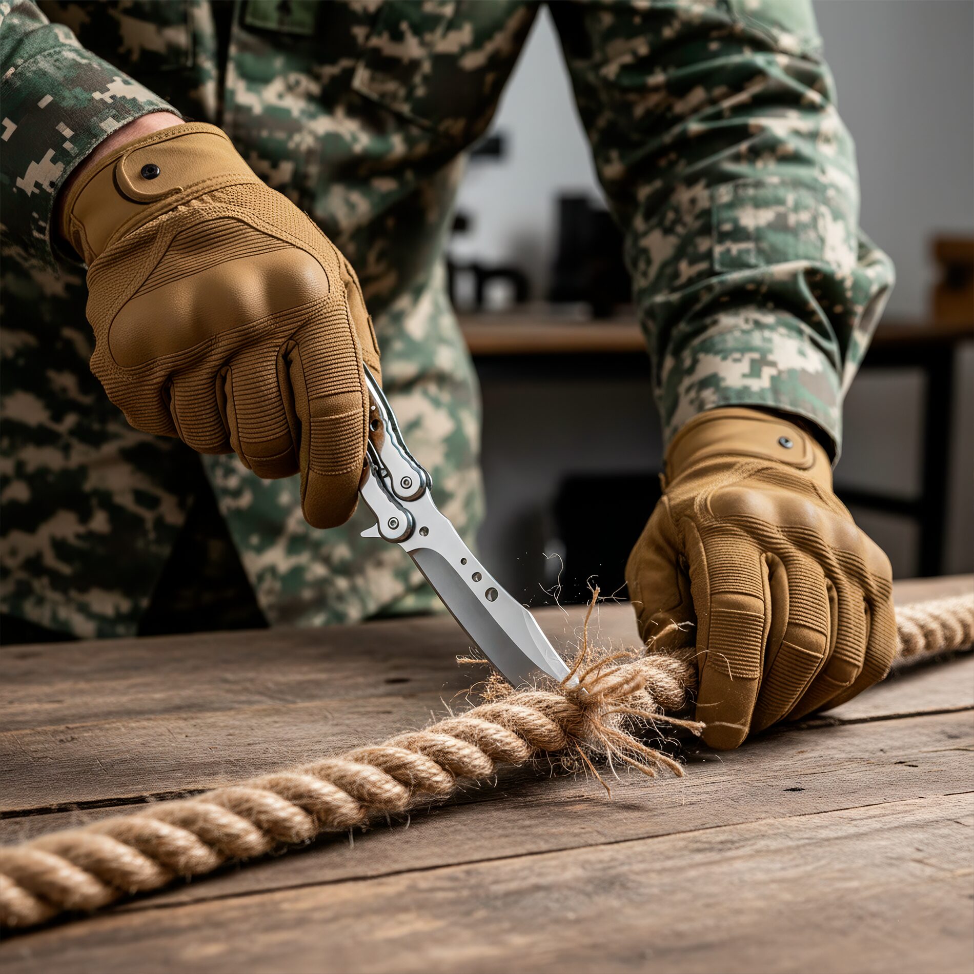 Cuchillo Navaja Mariposa Acero Lion Tools inoxidable 420 con seguro anti cierre y filo durable 9572