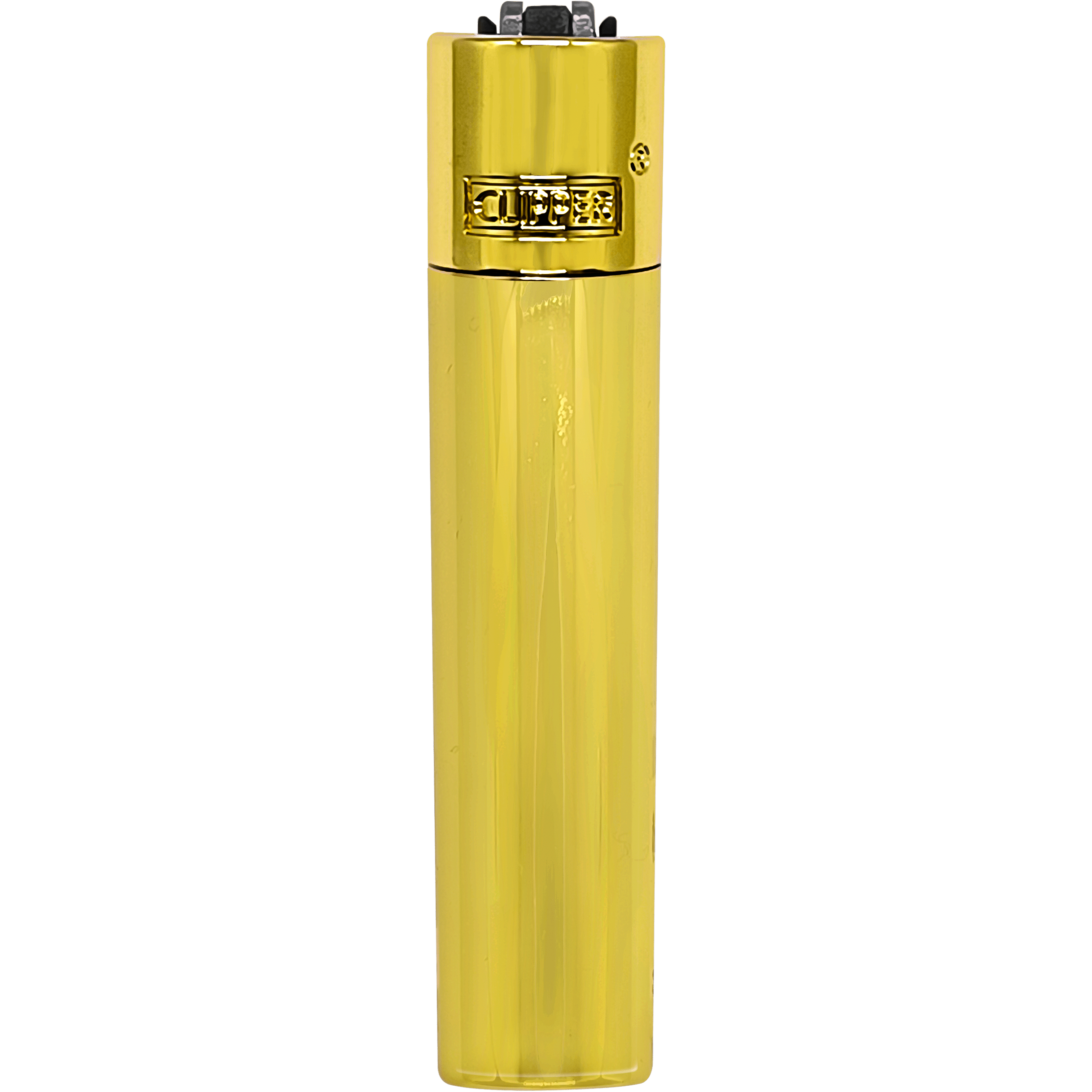 Encendedor Clipper Metal Gold recargable premium con estuche elegante