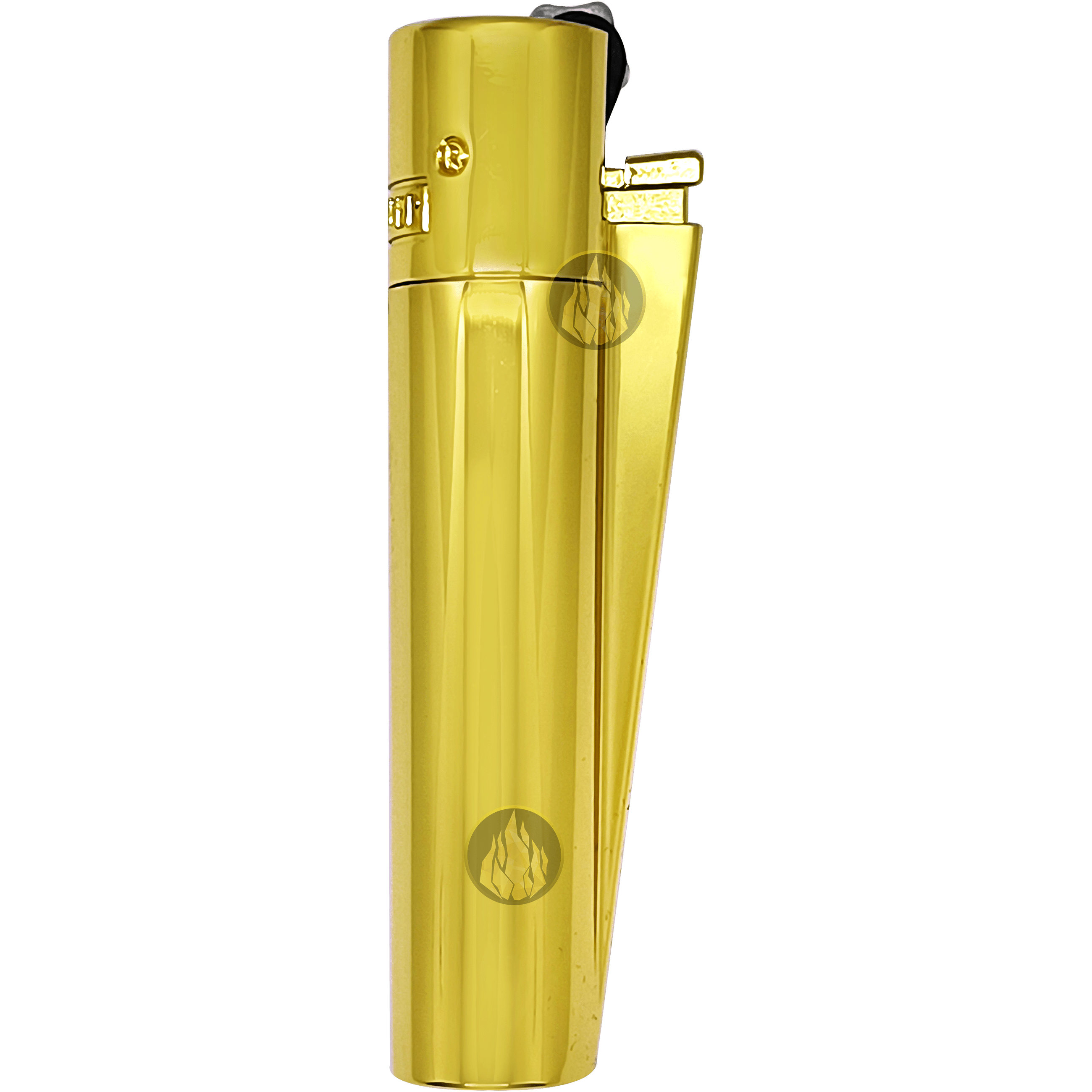 Encendedor Clipper Metal Gold recargable premium con estuche elegante