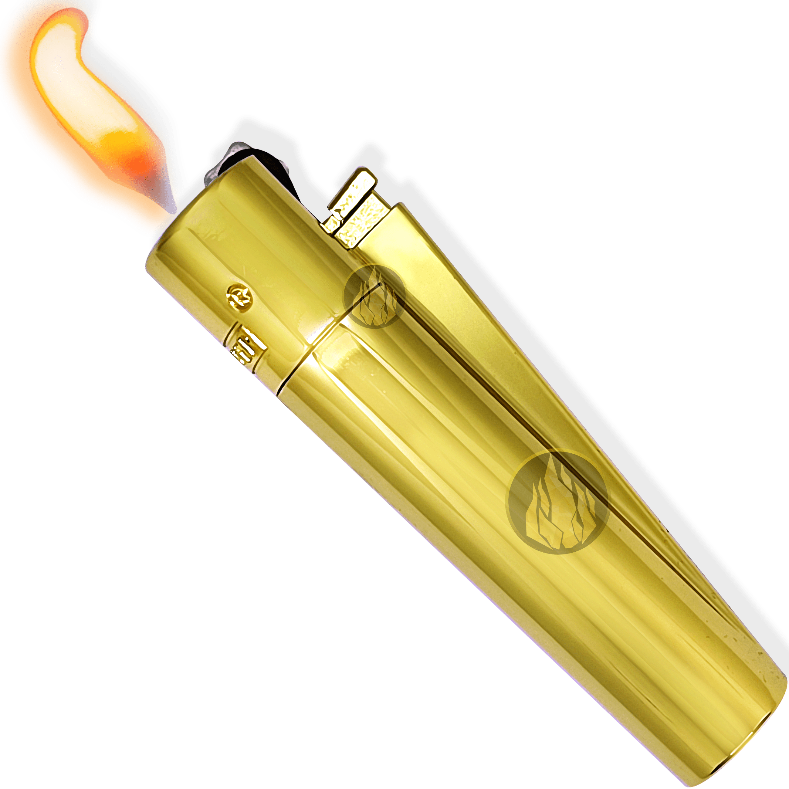 Encendedor Clipper Metal Gold recargable premium con estuche elegante