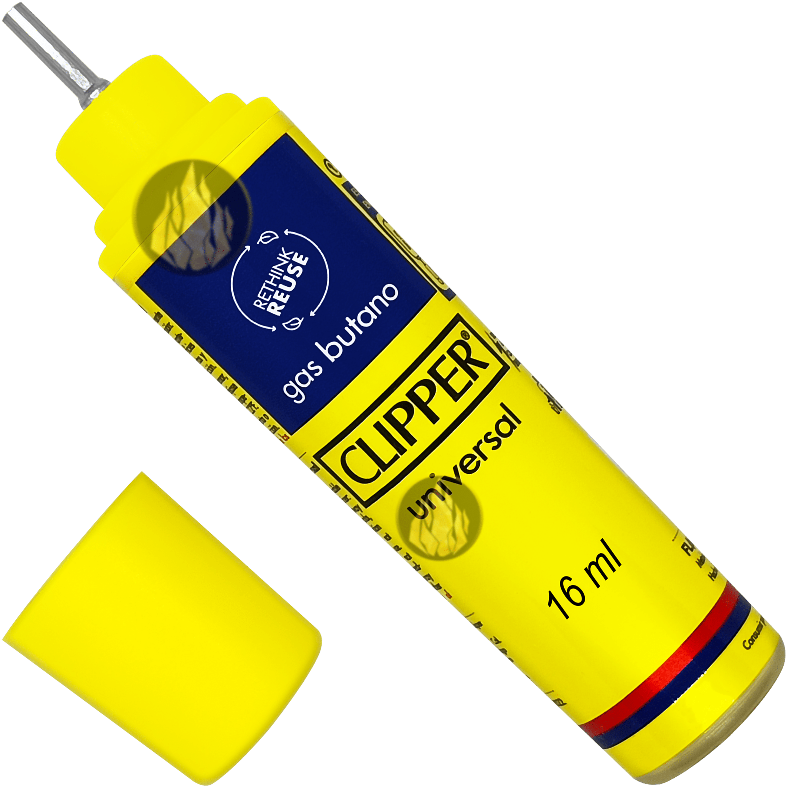 Encendedor Clipper Recargable modelo ECD24 plástico portátil uso diario