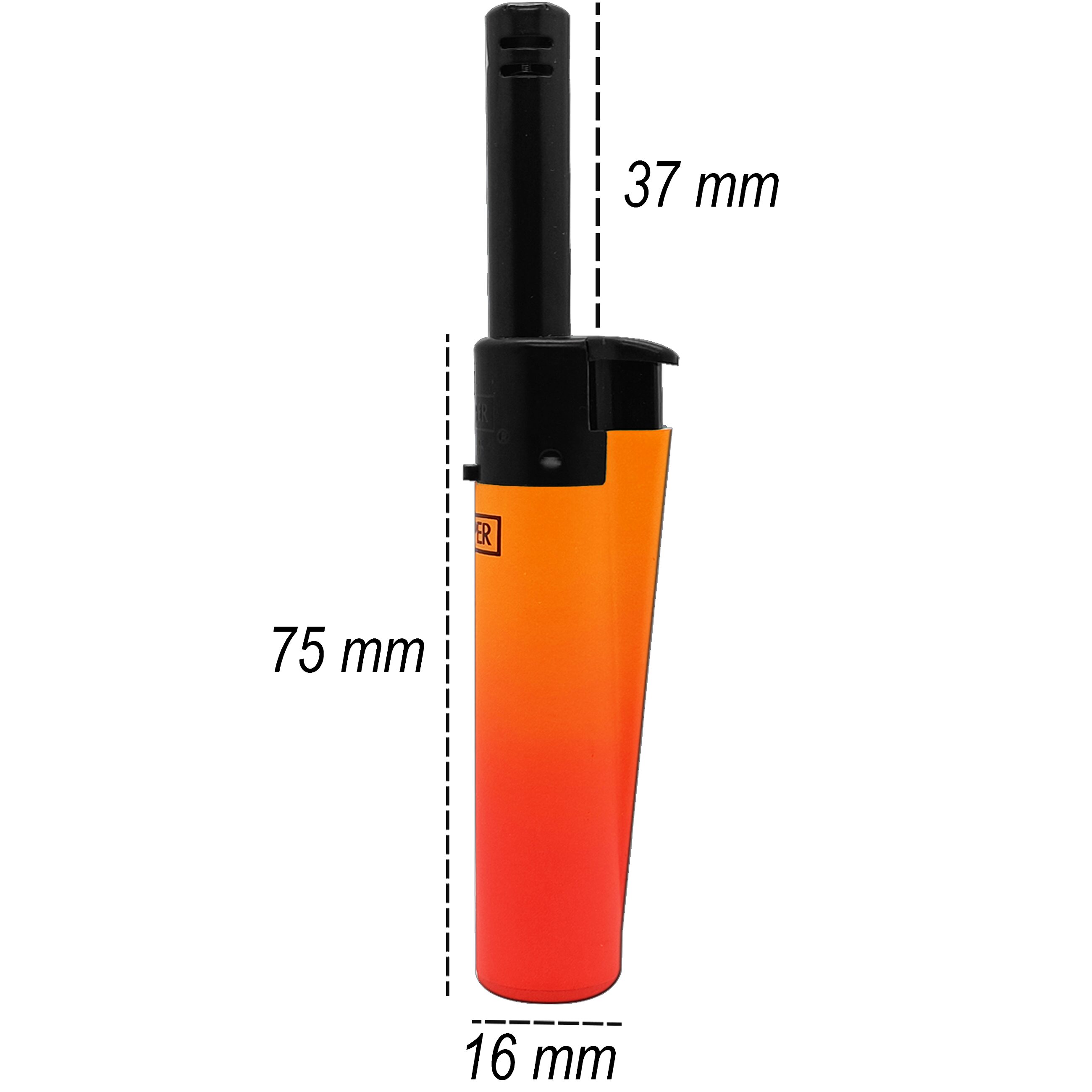 Encendedor Clipper Recargable modelo ECD24 plástico portátil uso diario