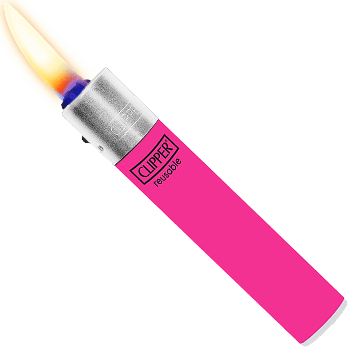 Encendedor Recargable Clipper CP21R fluo paquete 24 piezas colores fluorescentes