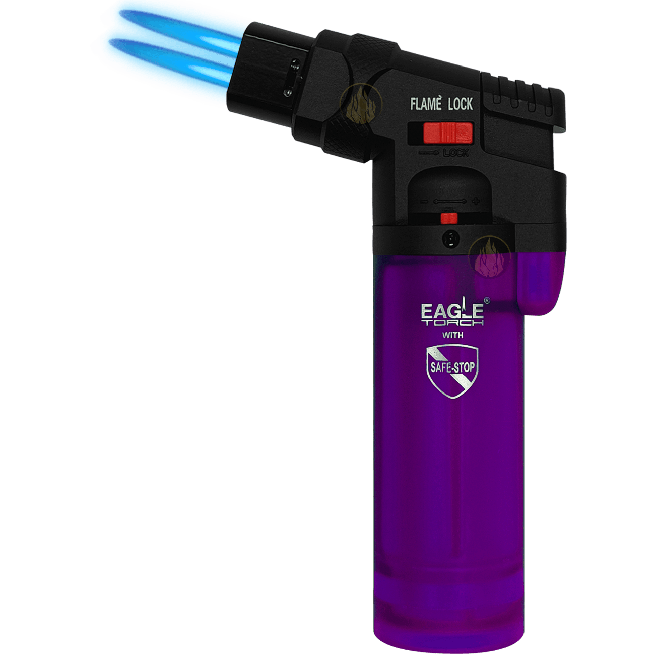 Encendedor Soplete Recargable Gas Butano Eagle Torch 2 flamas con regulador EETO2