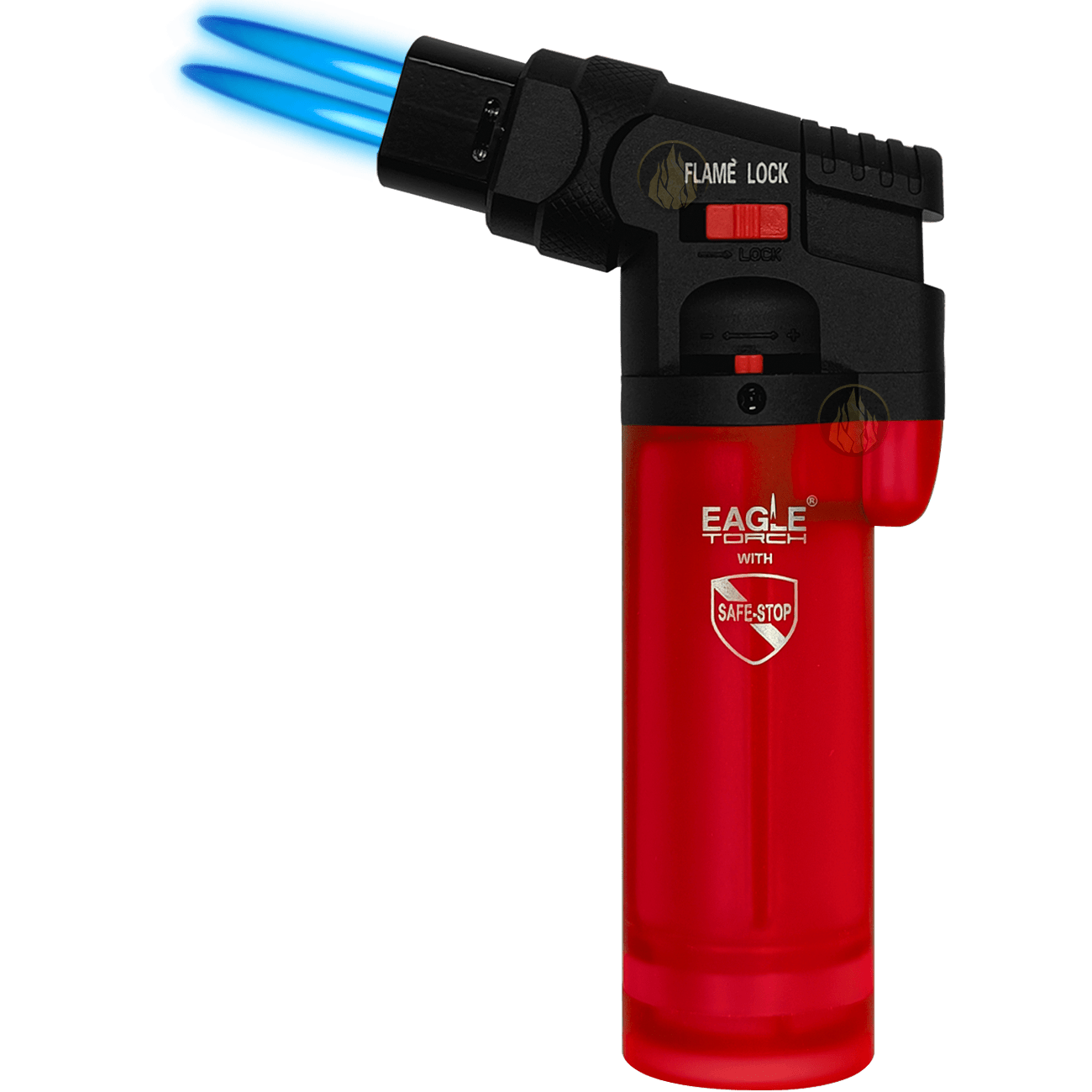 Encendedor Soplete Recargable Gas Butano Eagle Torch 2 flamas con regulador EETO2
