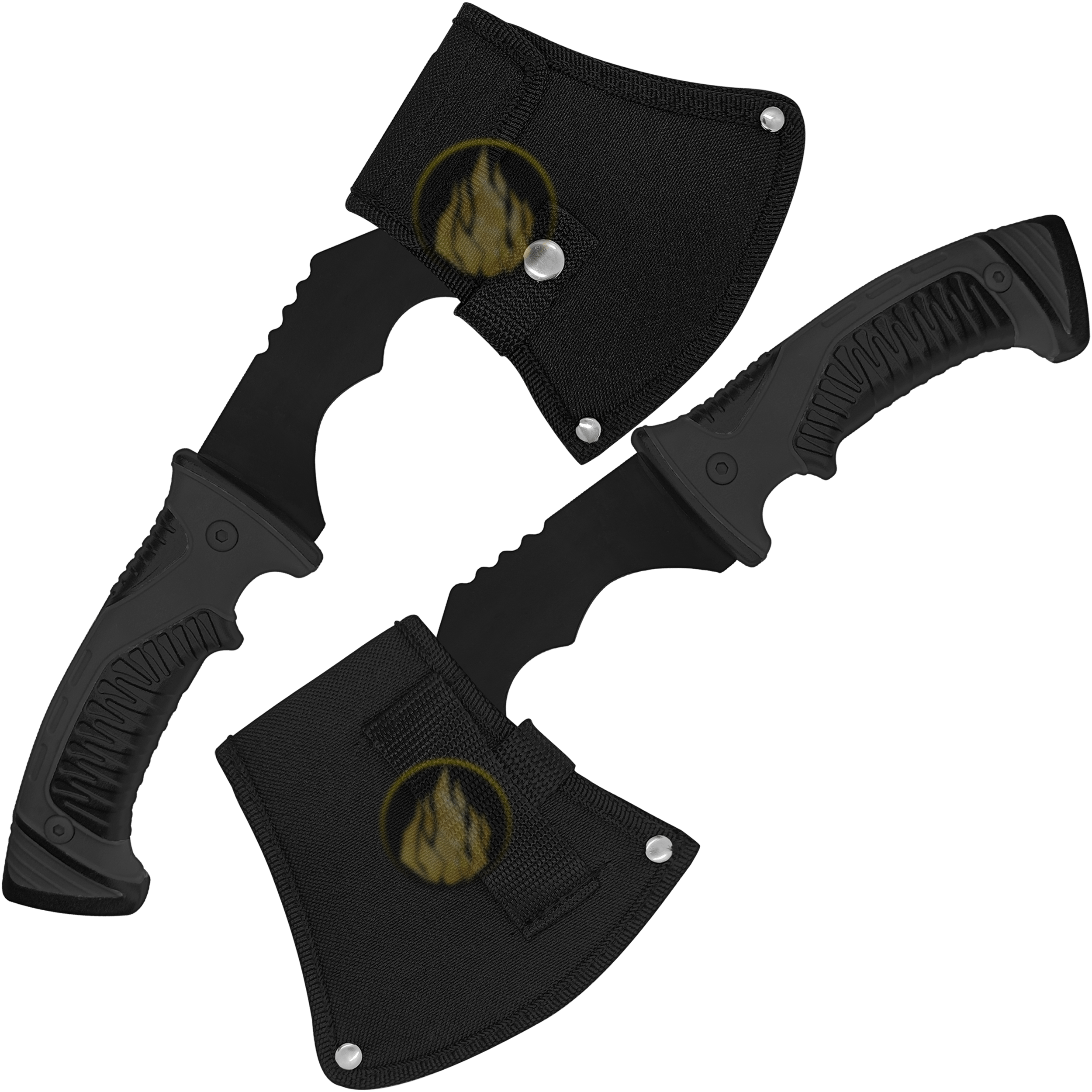 Hacha Tactica De Supervivencia Lion Tools acero inoxidable 420 con funda nylonExhibiendo