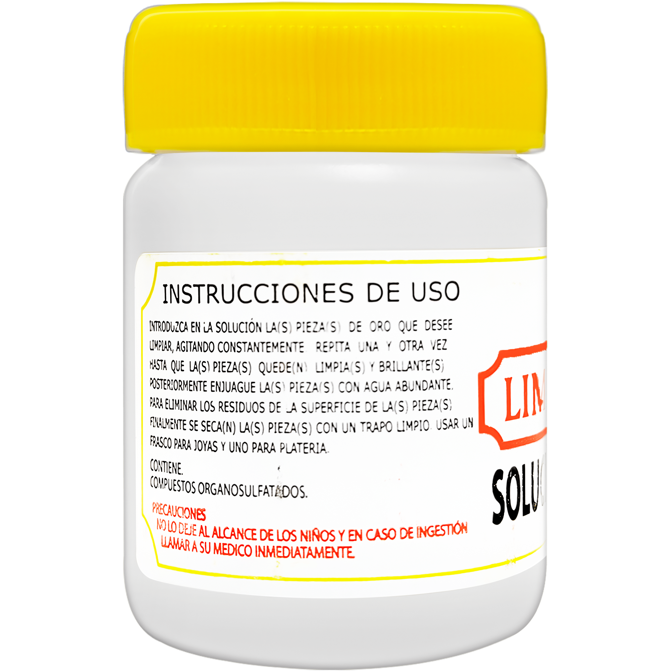 Limpiador de Oro Limpiasteg 130 marca Limpiasteg solución líquida de 50 ml para joyería de oro
