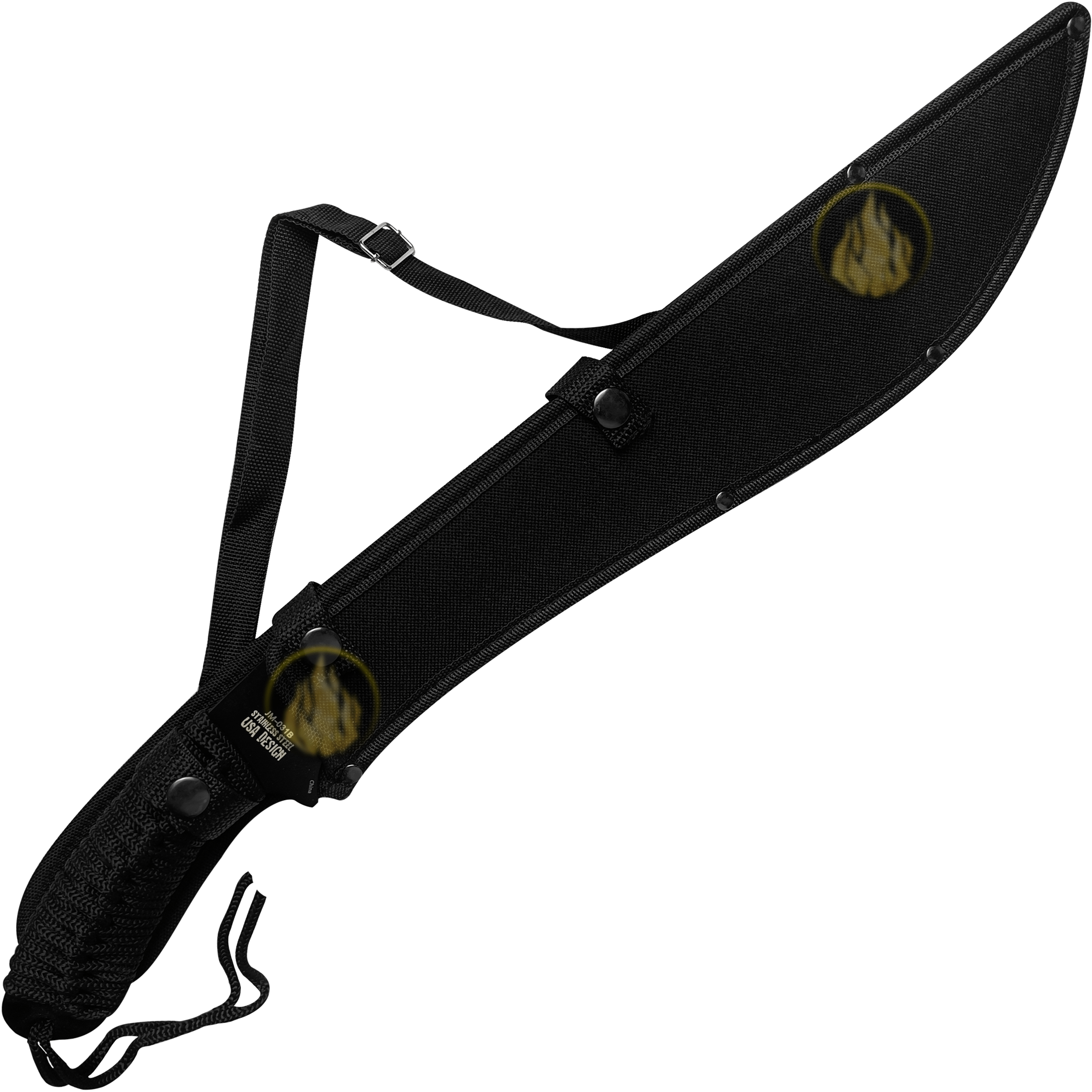 Machete Dentado Uso Rudo Jungle Master acero inoxidable 21 pulgadas con funda