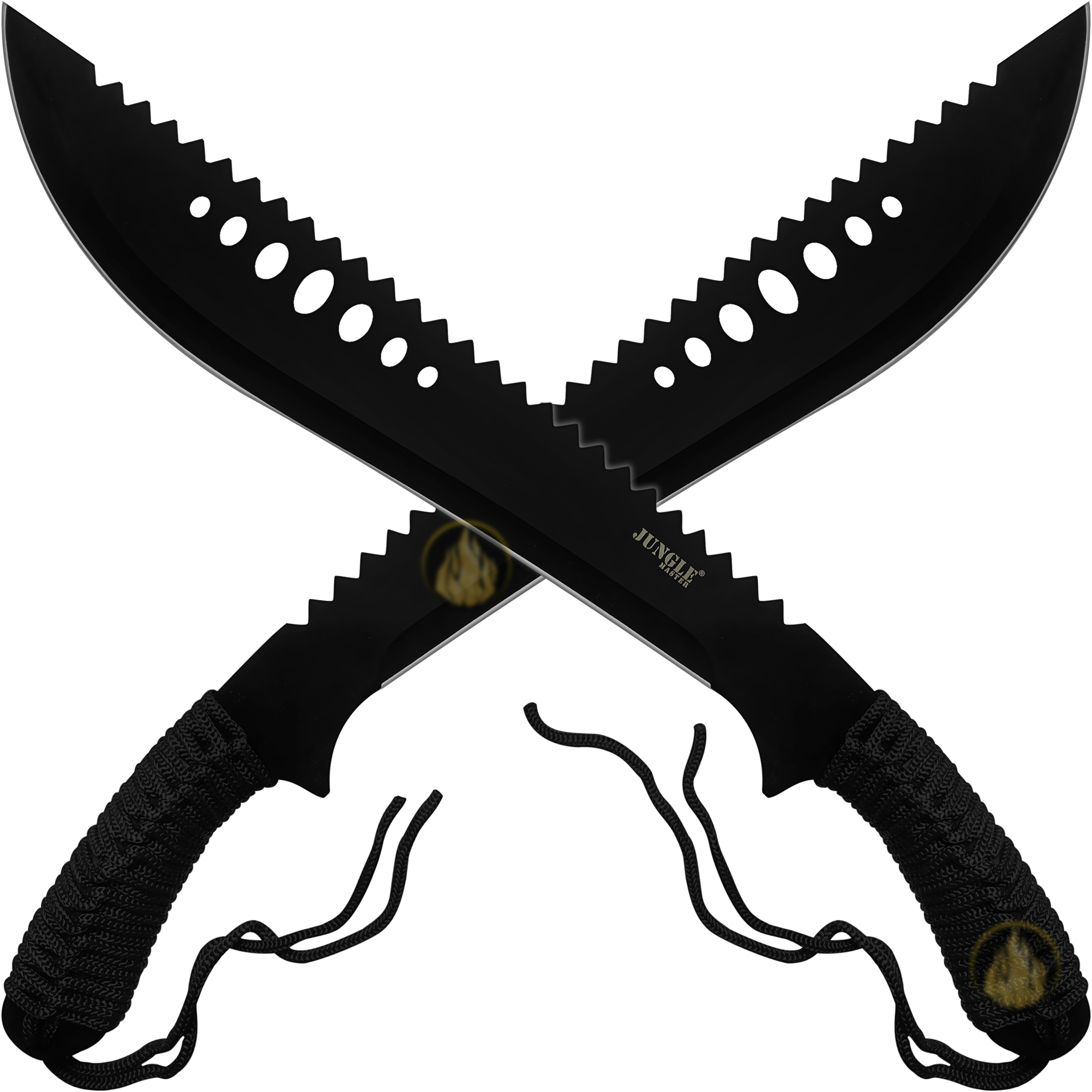 Machete Dentado Uso Rudo Jungle Master acero inoxidable 21 pulgadas con funda doble