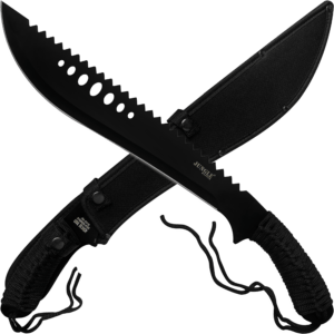 Machete Dentado Uso Rudo Jungle Master acero inoxidable 21 pulgadas con funda portada