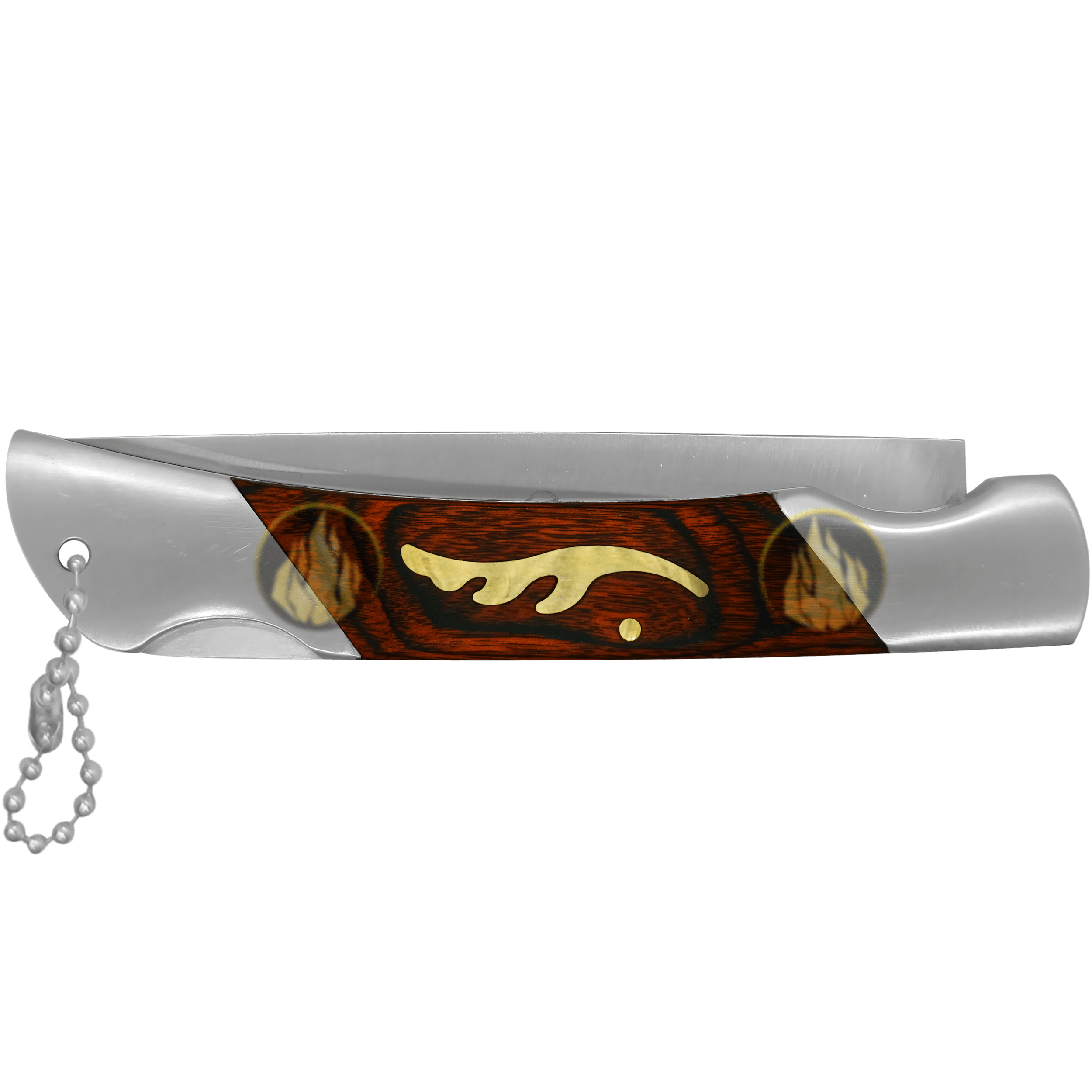 Navaja Cachas De Madera Cerrada Lion Tools modelo 9509 con hoja afilada para actividades al aire libre