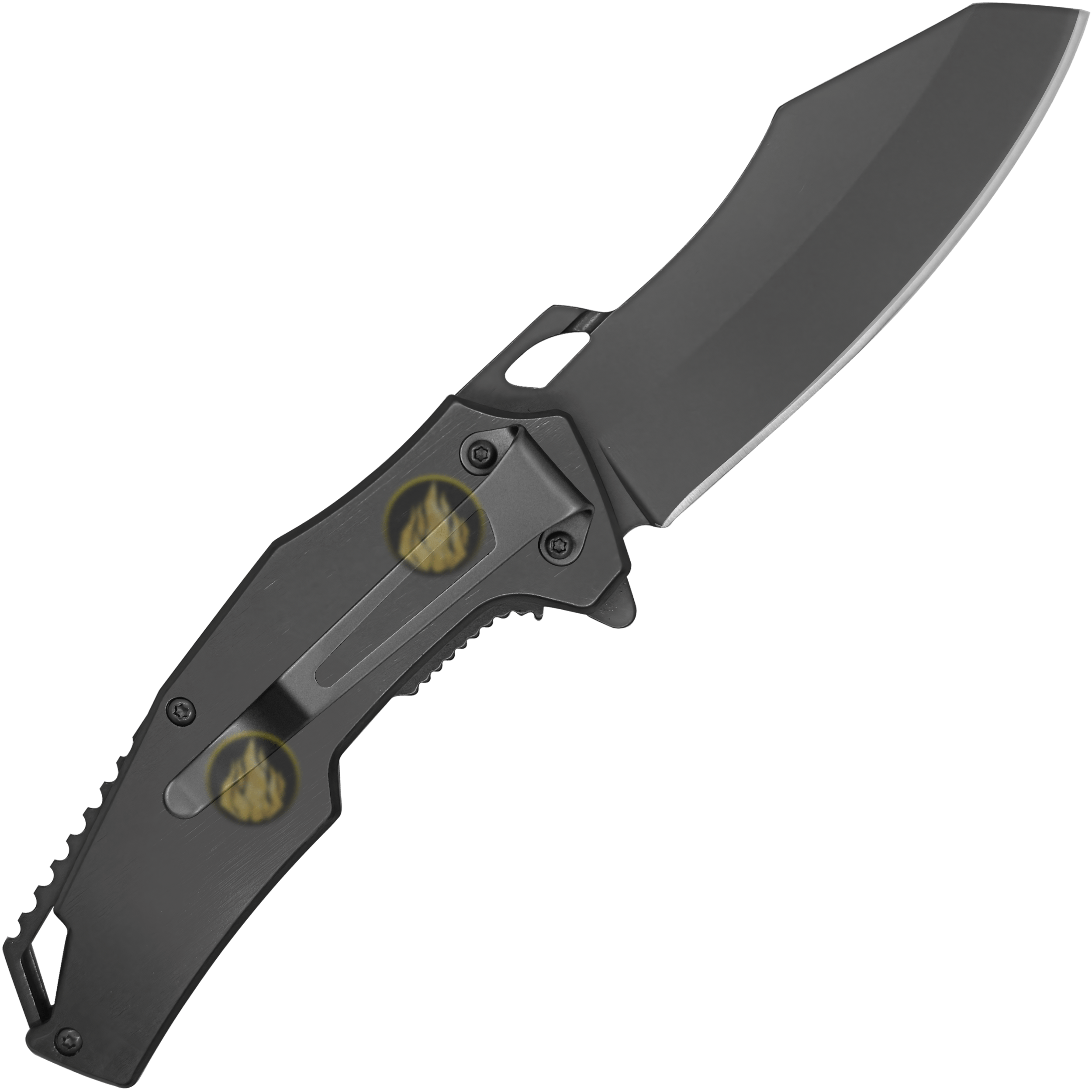 Navaja De Titanio Automatica exhibicion Razor Tactical acero titanio cromado uso rudo