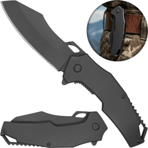 Navaja De Titanio Automatica portada Razor Tactical acero titanio cromado uso rudo