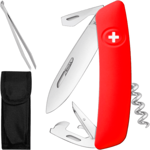 Navaja Swiza 6 Herramientas D03 Allmatt acero inoxidable 440 con funda nylon OGG-NV03-R portada