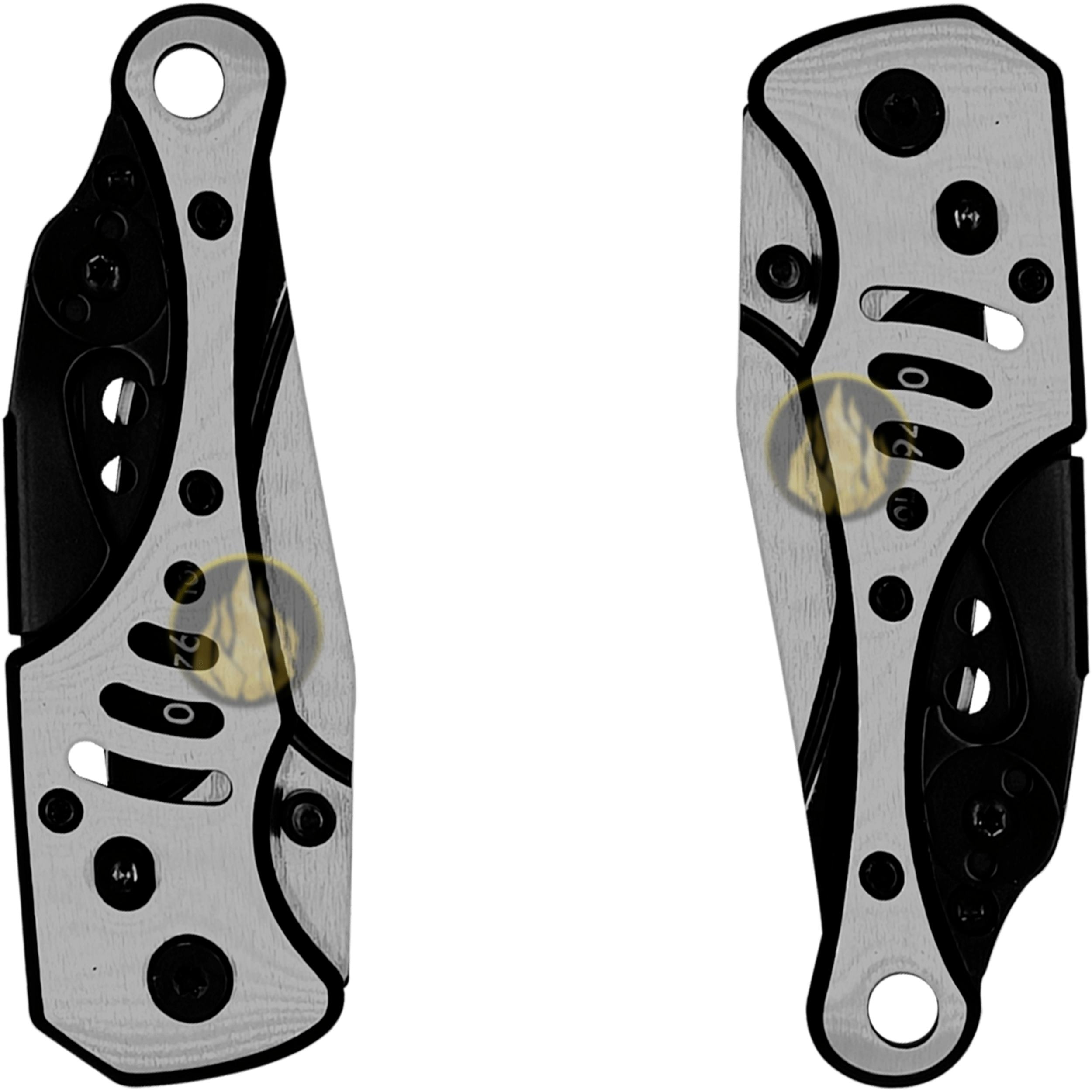 Navaja Tactica Militar De Caza Lion Tools acero inoxidable 420 con clip destapador CERRADA EXHIBIDA