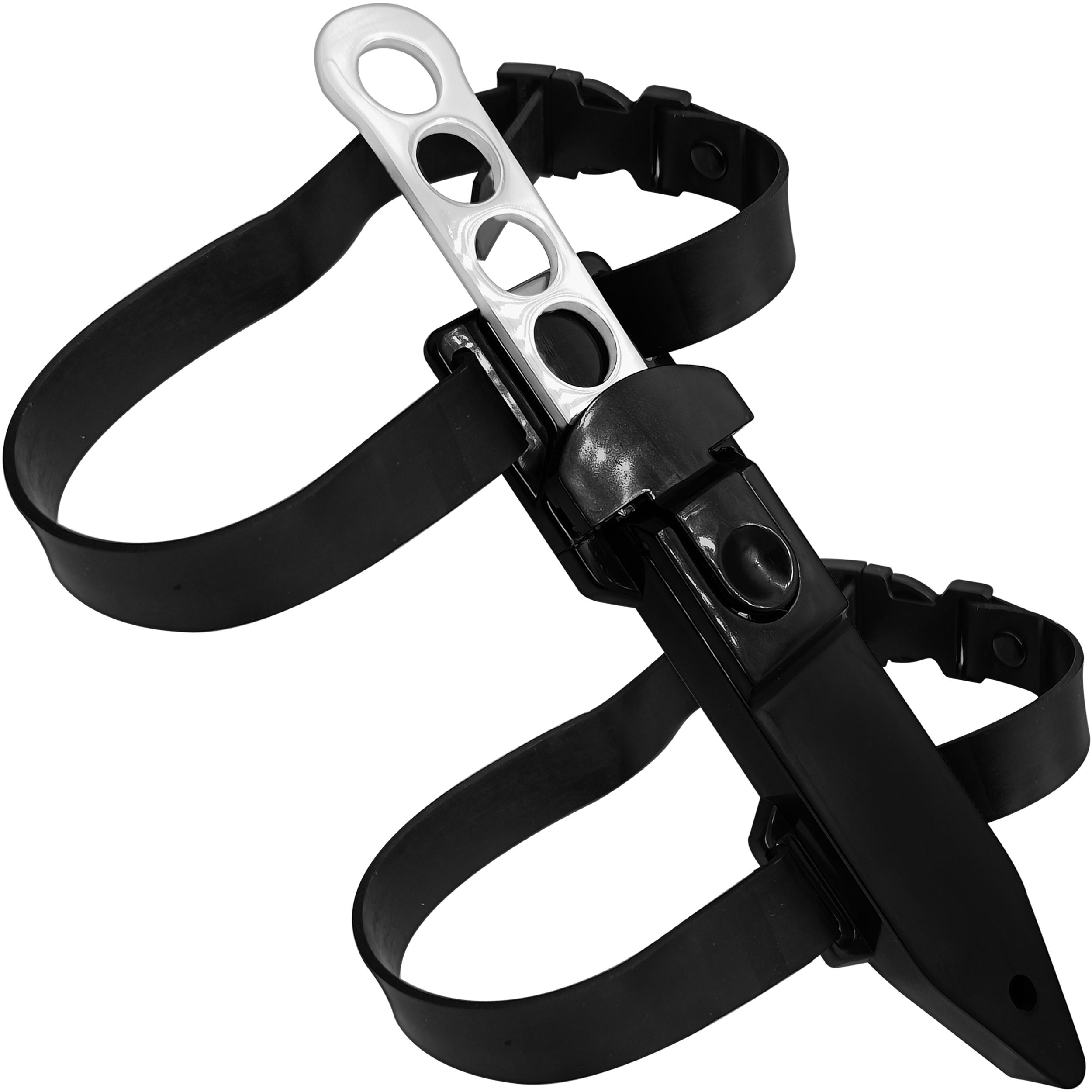 Cuchillo Buceo Táctico Con Funda Blades USA modelo MD-1BS con hoja de acero inoxidable y diseño táctico profesional