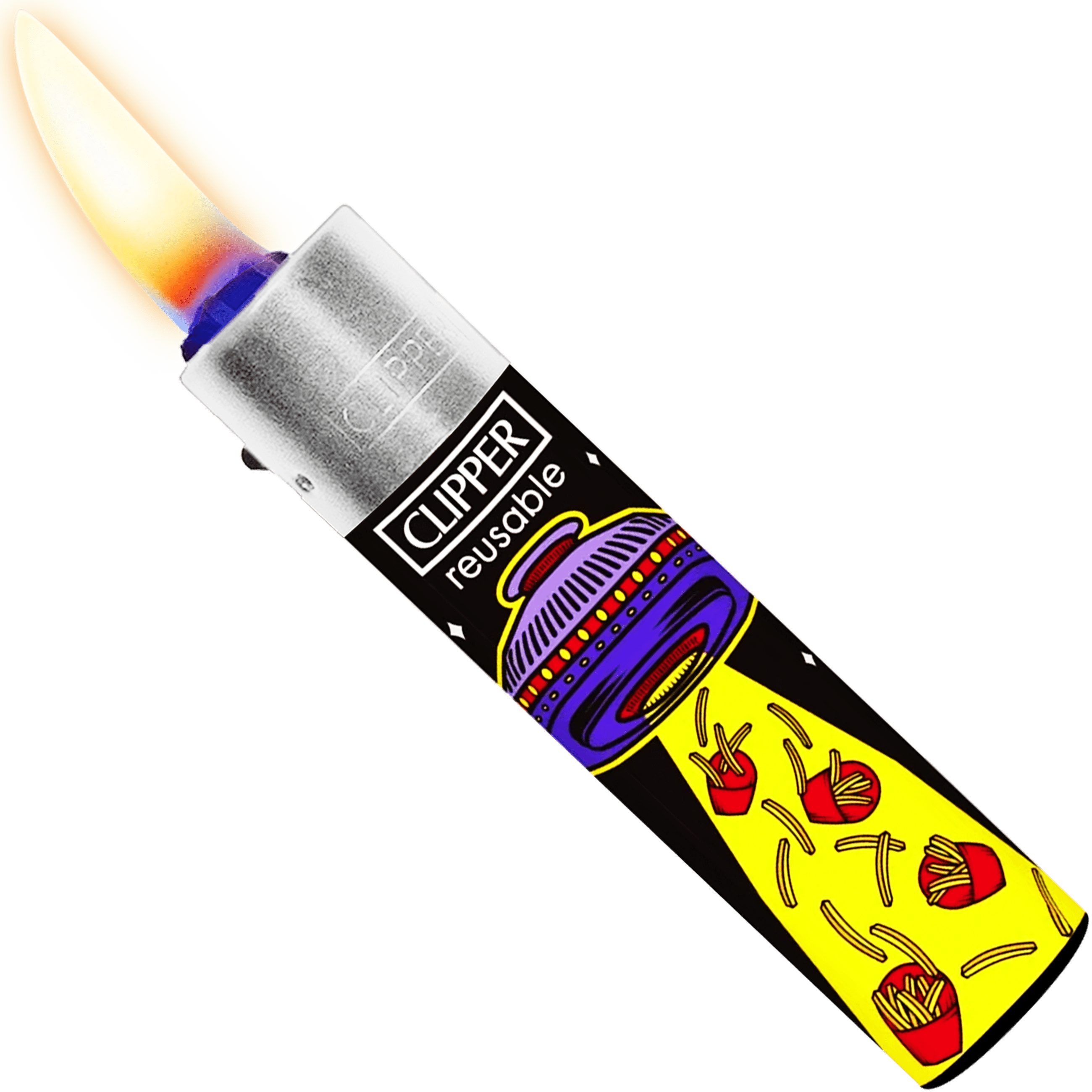 Encendedor Clipper Recargable Butano CP11 plástico encendido de piedra