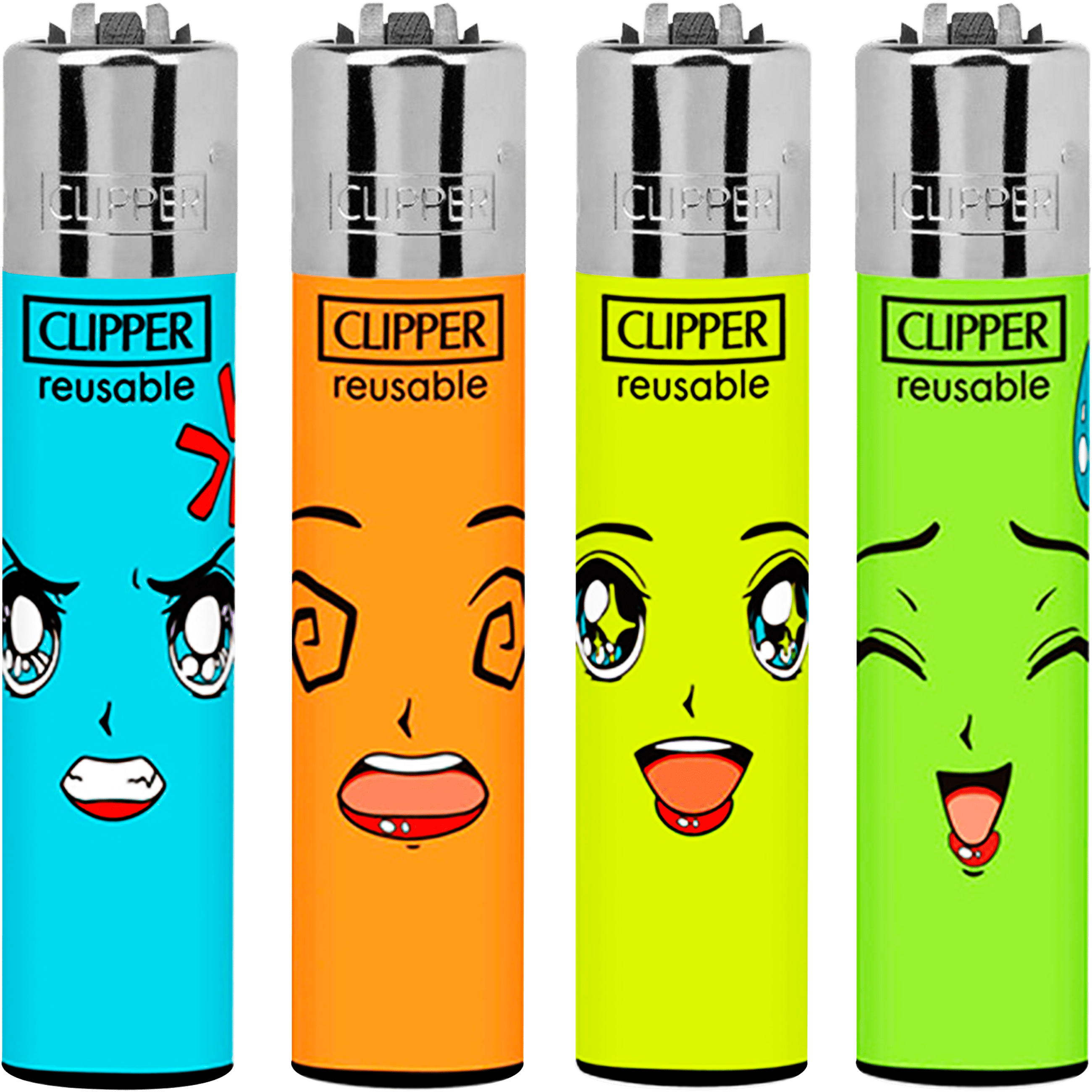 Encendedor Clipper Recargable Butano Colección Variado - 4pz - Imagen 7