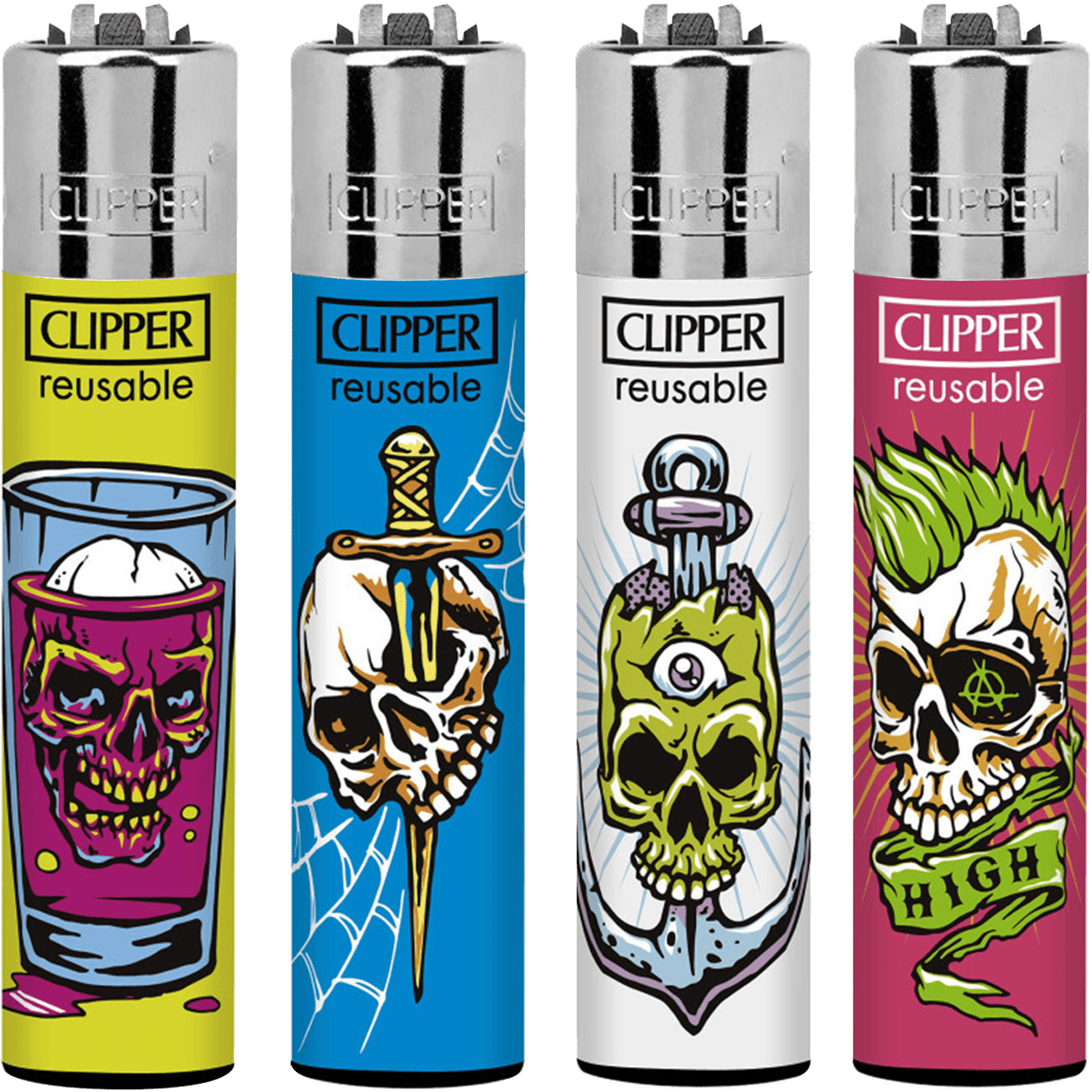 Encendedor Clipper Recargable Butano CP11 plástico encendido de piedra