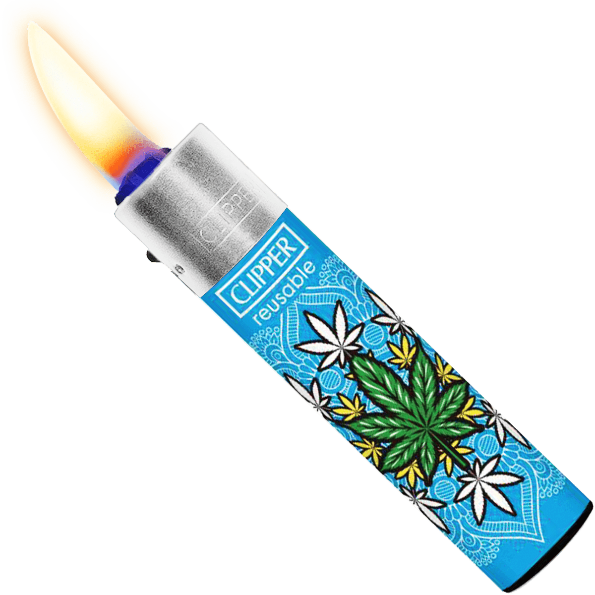 Encendedor Recargable Clipper High Mandalas paquete 24 piezas diseños coloridos