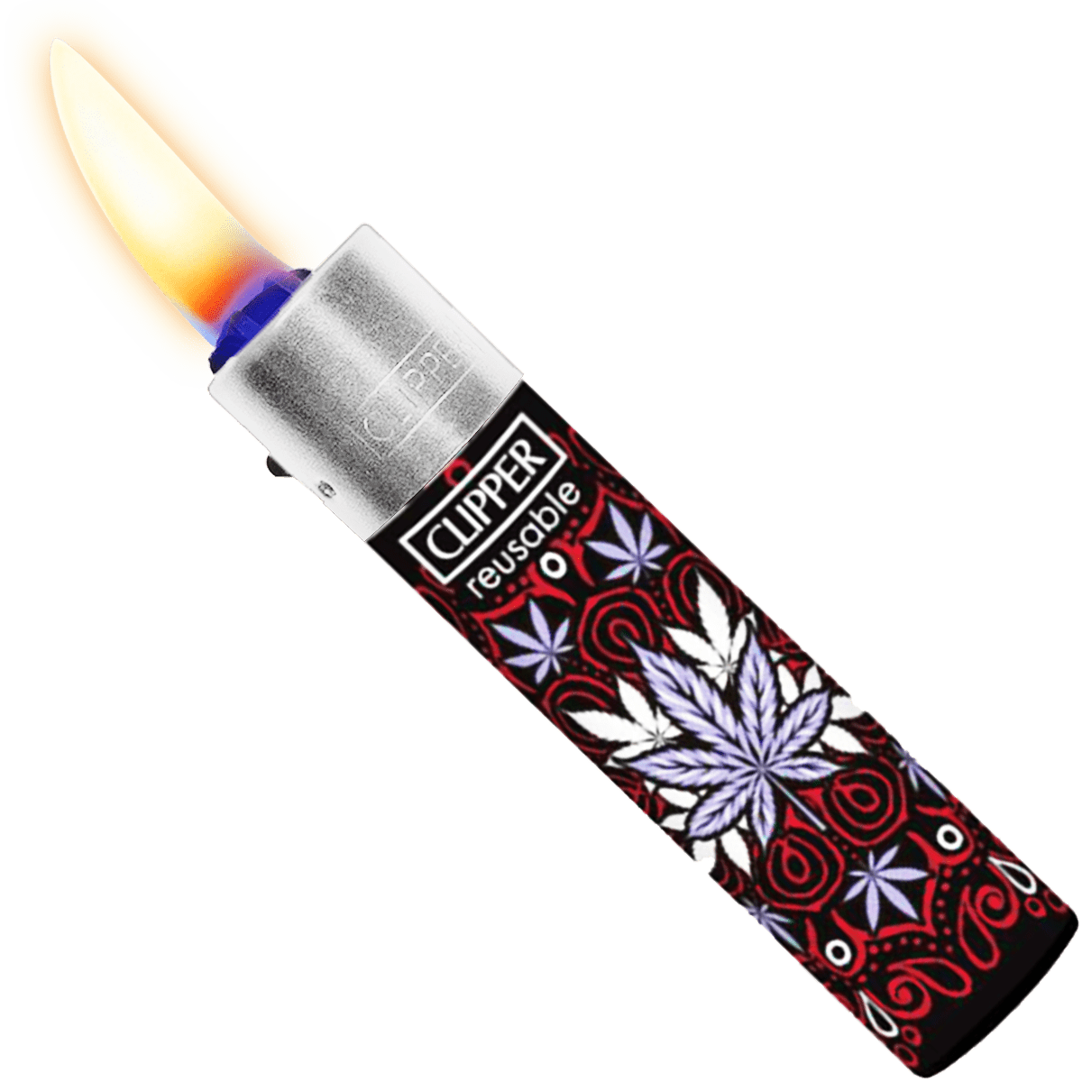 Encendedor Recargable Clipper High Mandalas paquete 24 piezas diseños coloridos