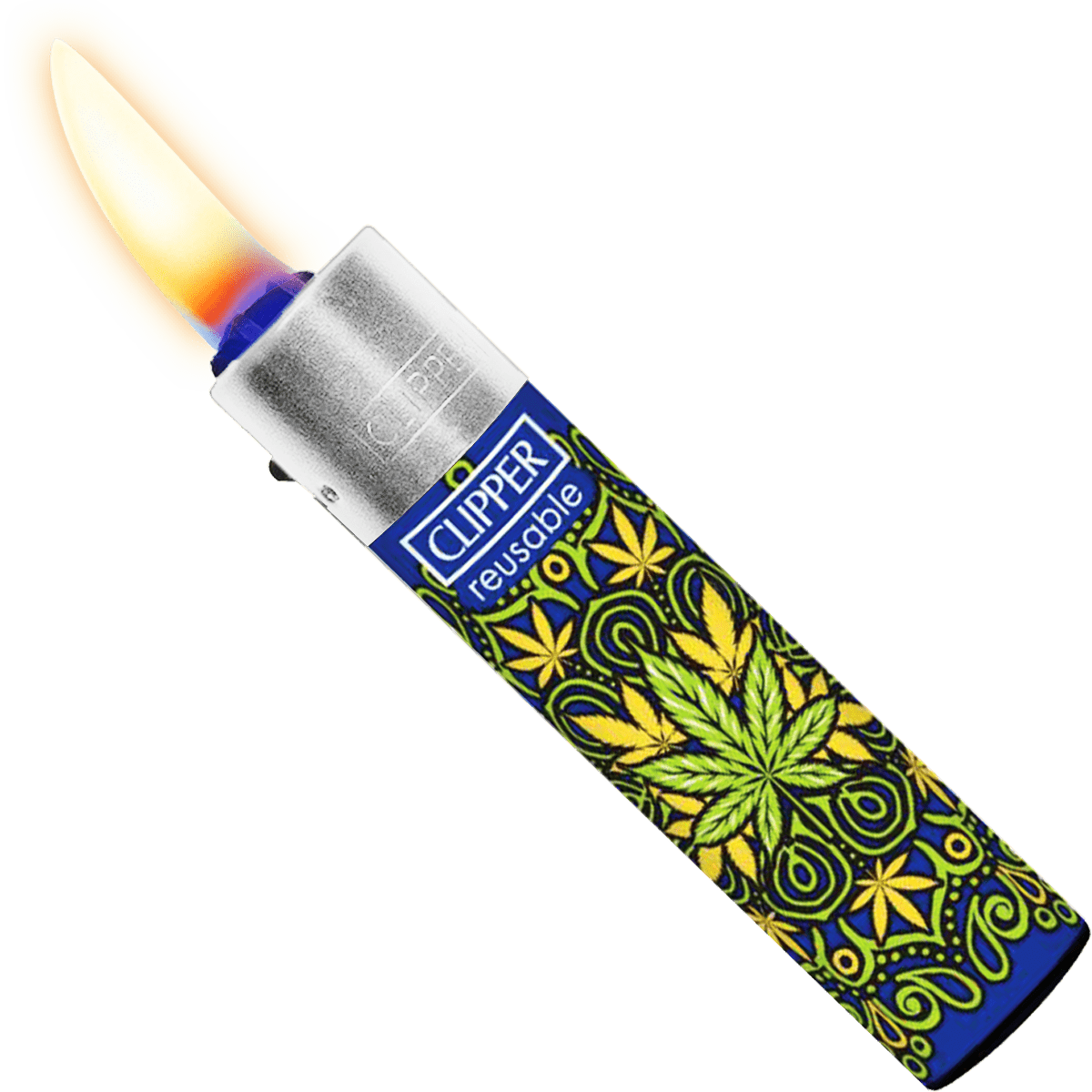 Encendedor Recargable Clipper High Mandalas paquete 24 piezas diseños coloridos