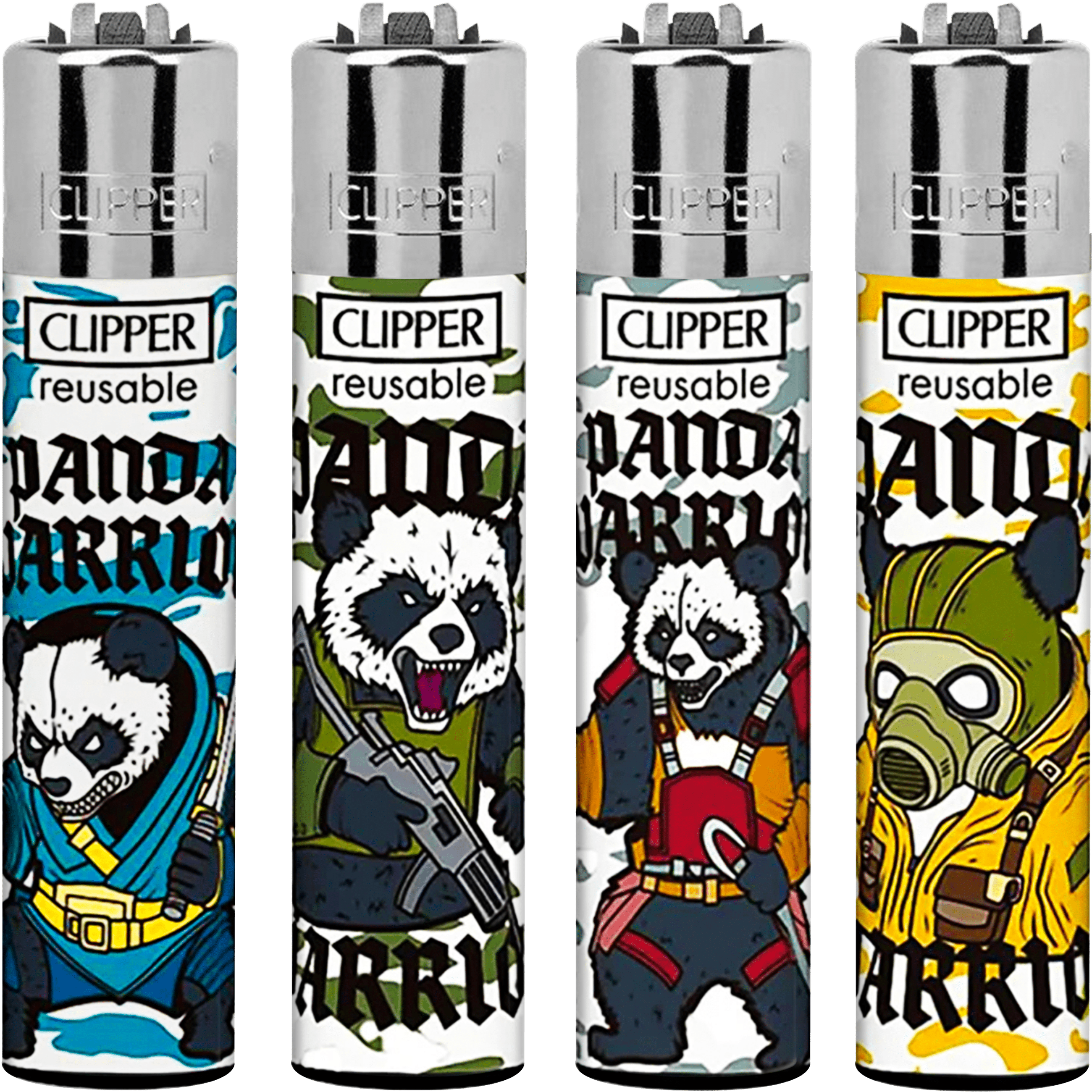 Encendedor Recargable Clipper Hungry UFO diseño original colores surtidos paquete 24 piezas marca Clipper modelo CP11