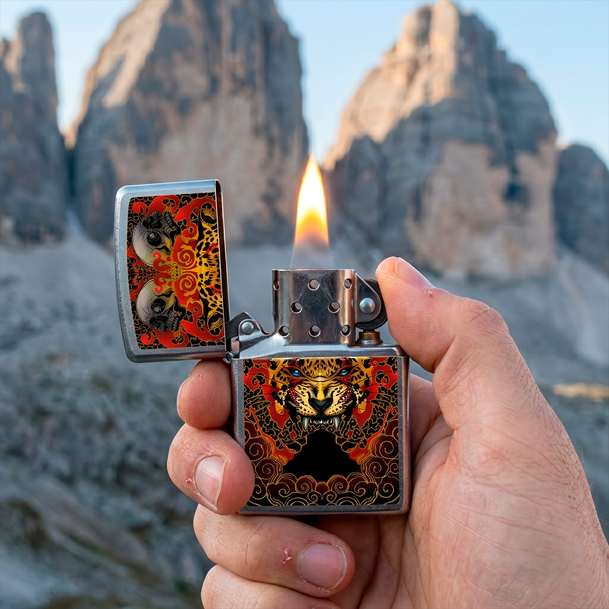 Encendedor Zippo Guardian de los Templos - Diseña Tu México - Imagen 10