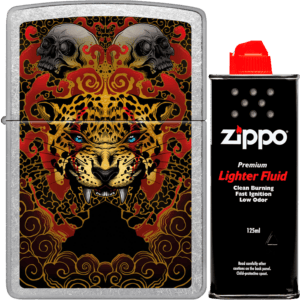 Encendedor Zippo Guardian de los Templos Diseña Tu México original marca Zippo, diseño artístico inspirado en templos mexicanos, encendedor metálico resistente fabricado en USA.